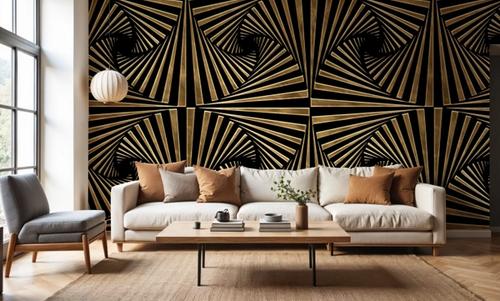 Art Deco Fans, Mural