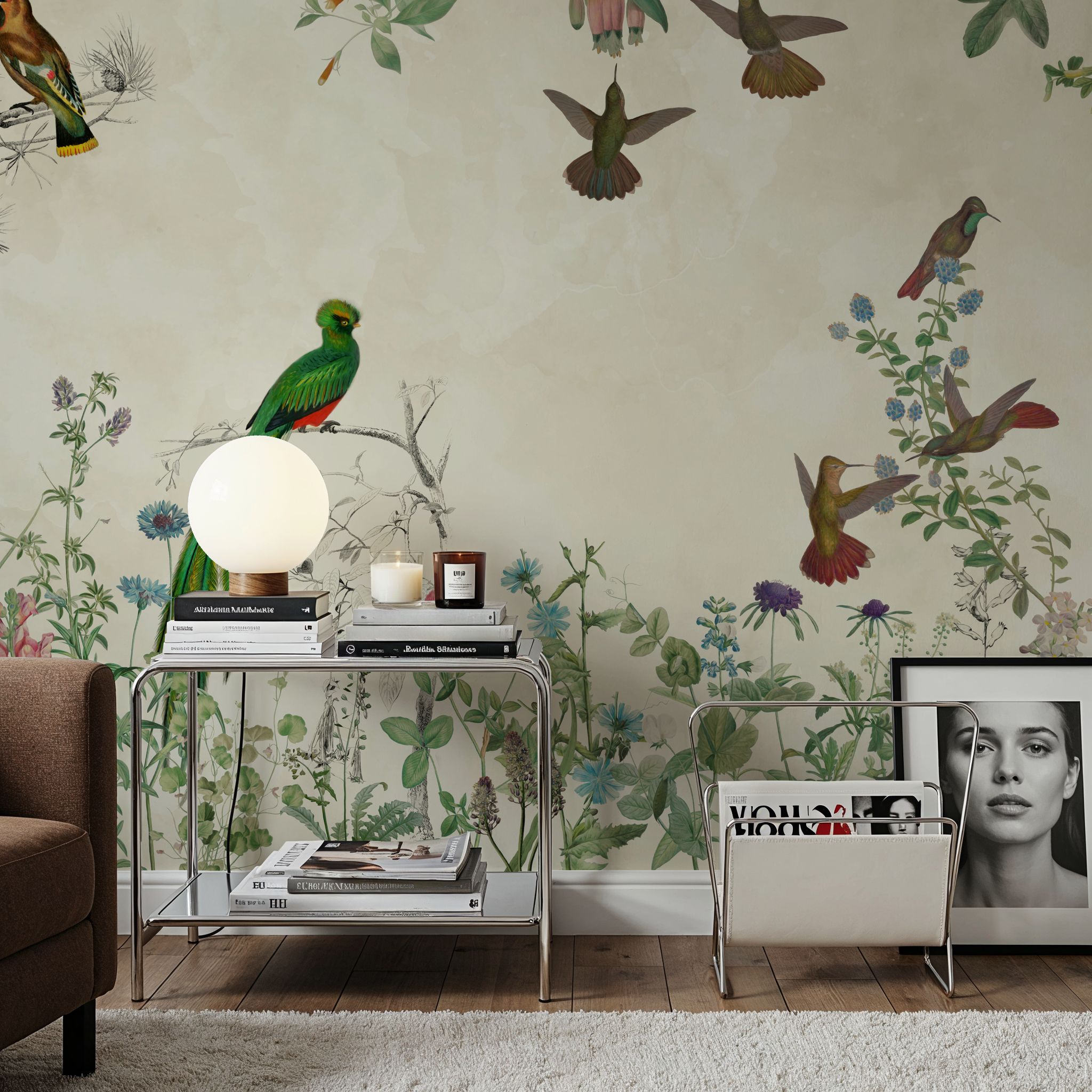 Fields of Birds and Flowers