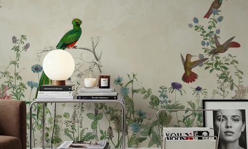 Fields of Birds and Flowers