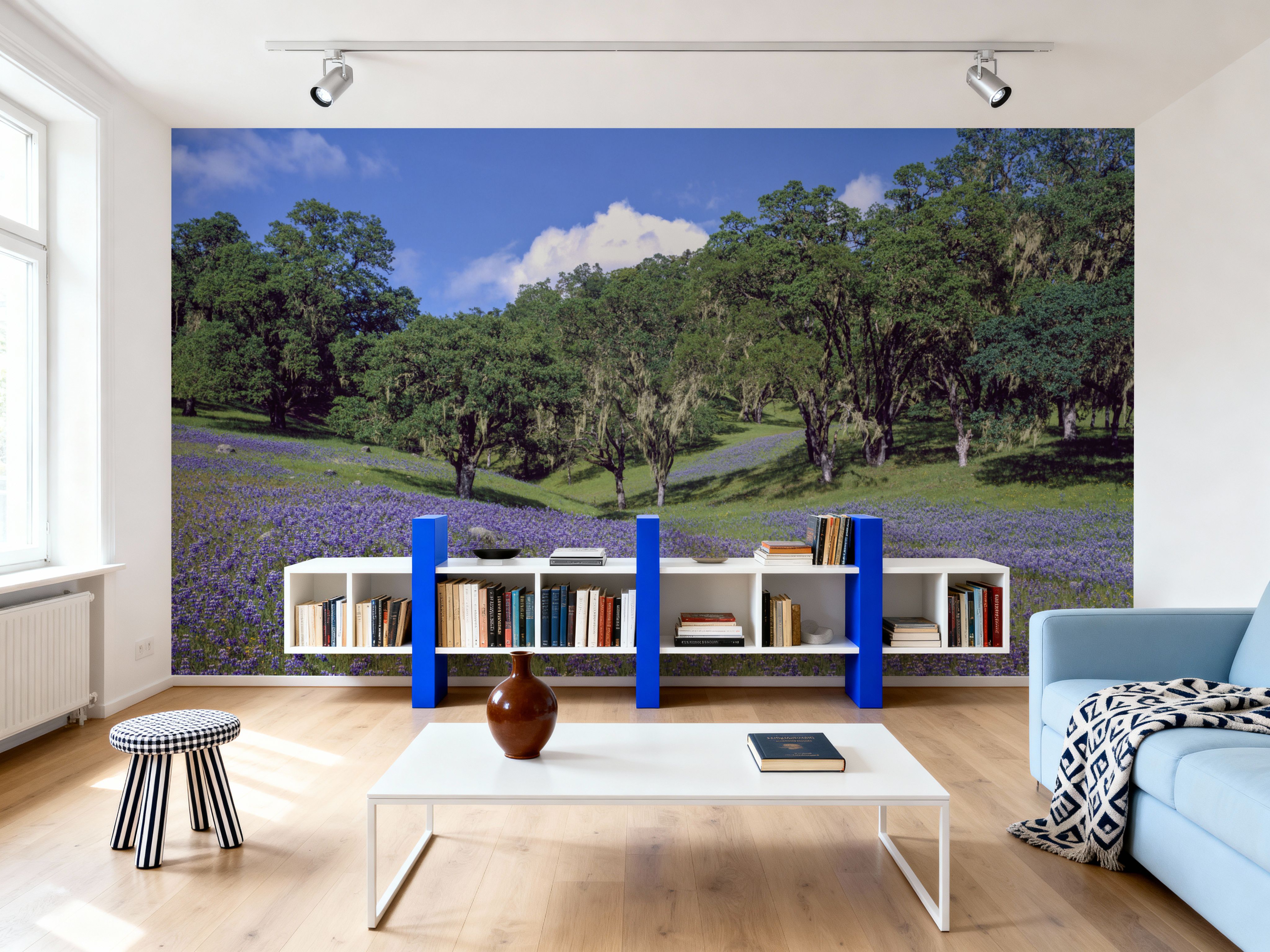 Purple Meadow Haven, Papier peint