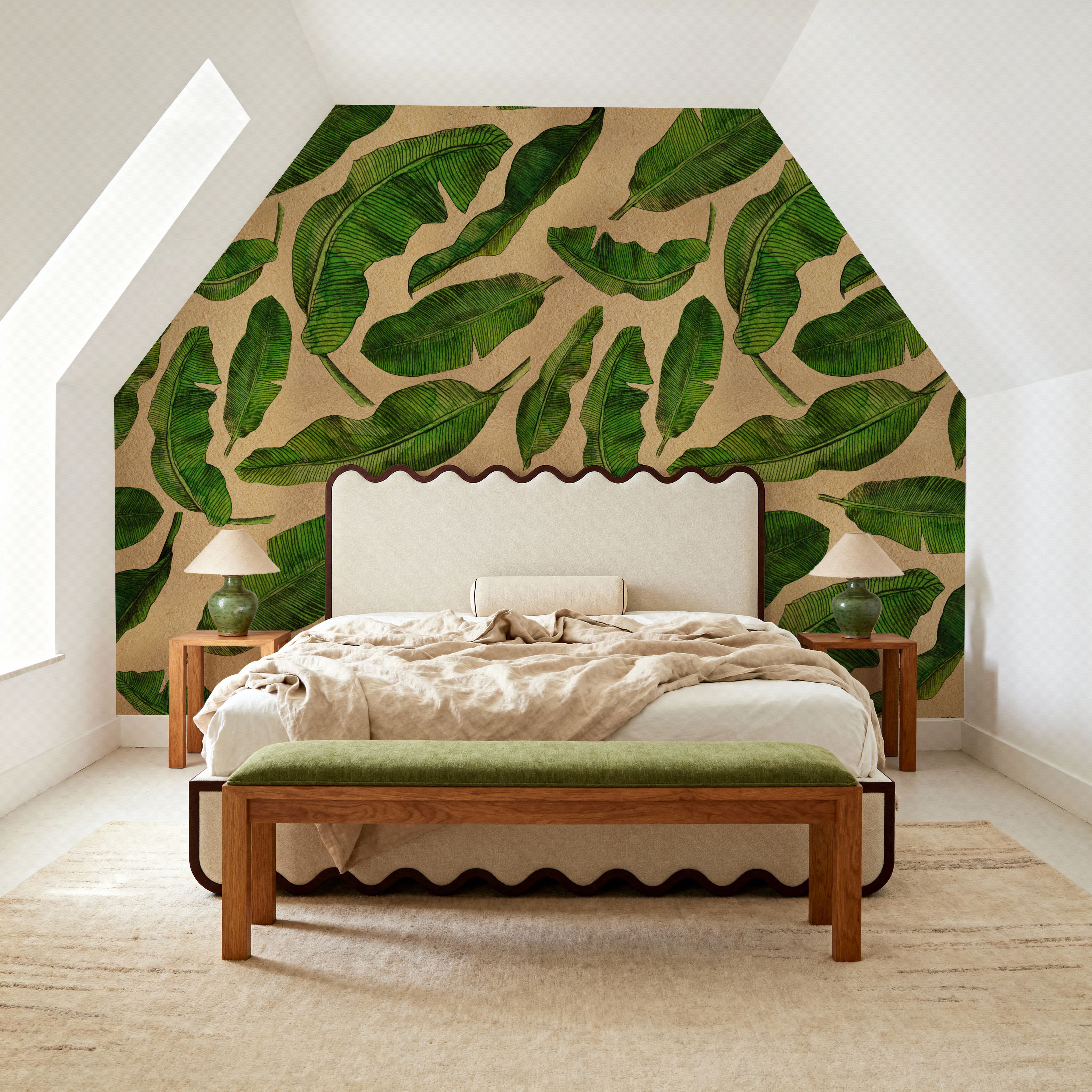 Scattered Banana Leaves
