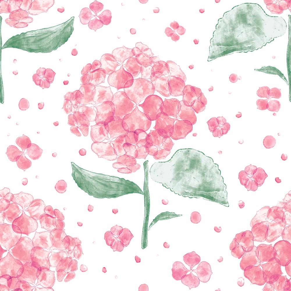 Hydrangea in The Air, Pink