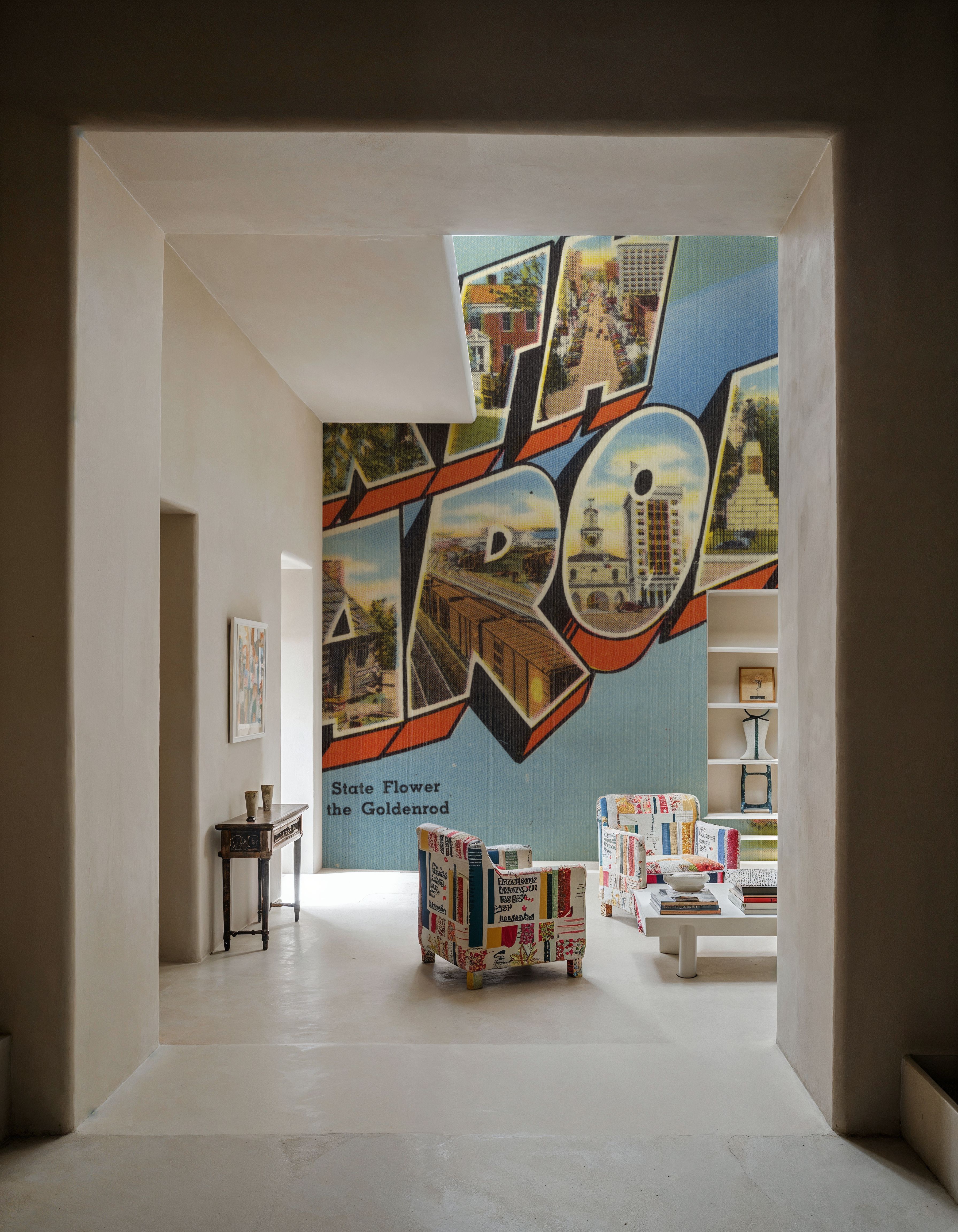 Greetings from North Carolina - Screenprint Postcard