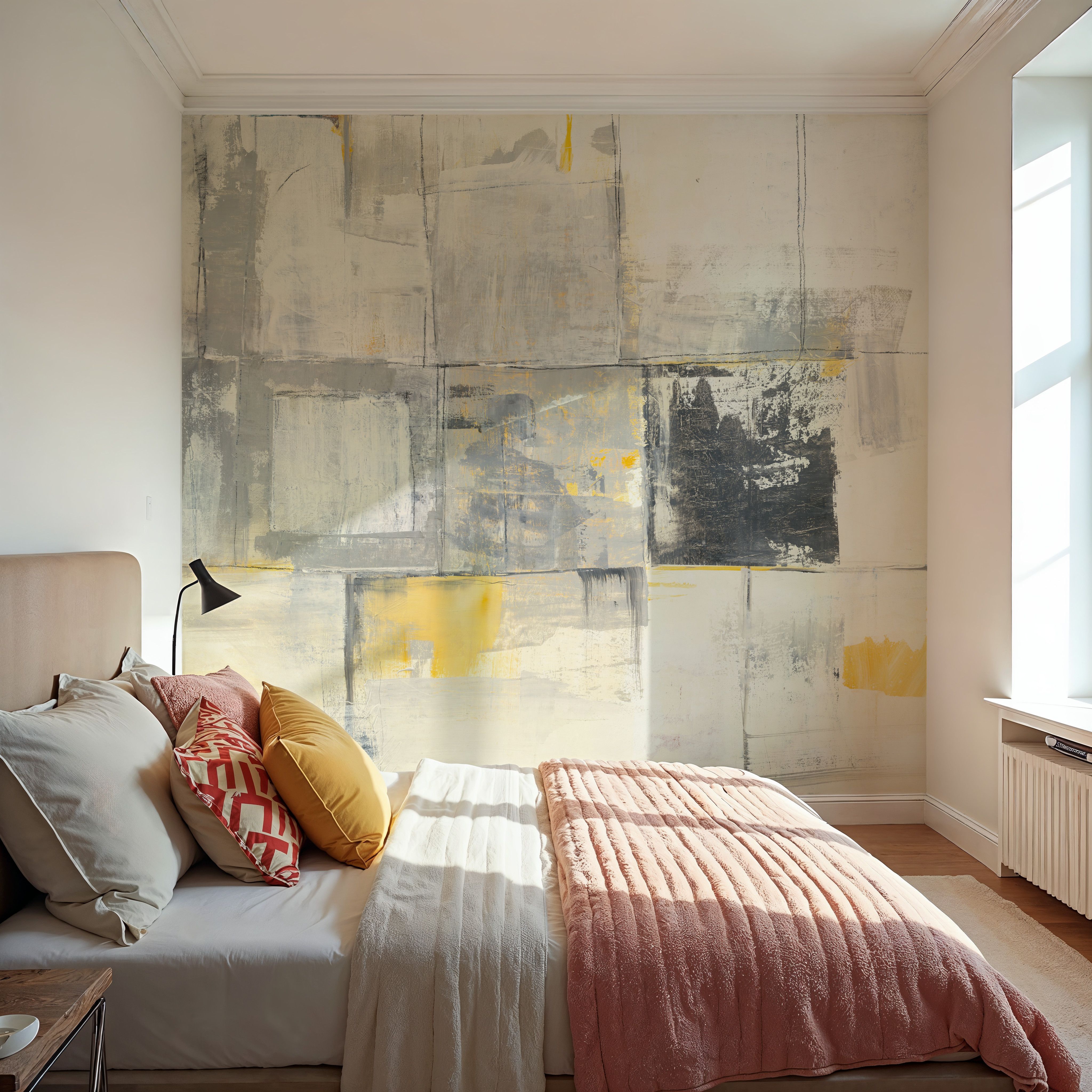 Gray and Yellow Blocks I