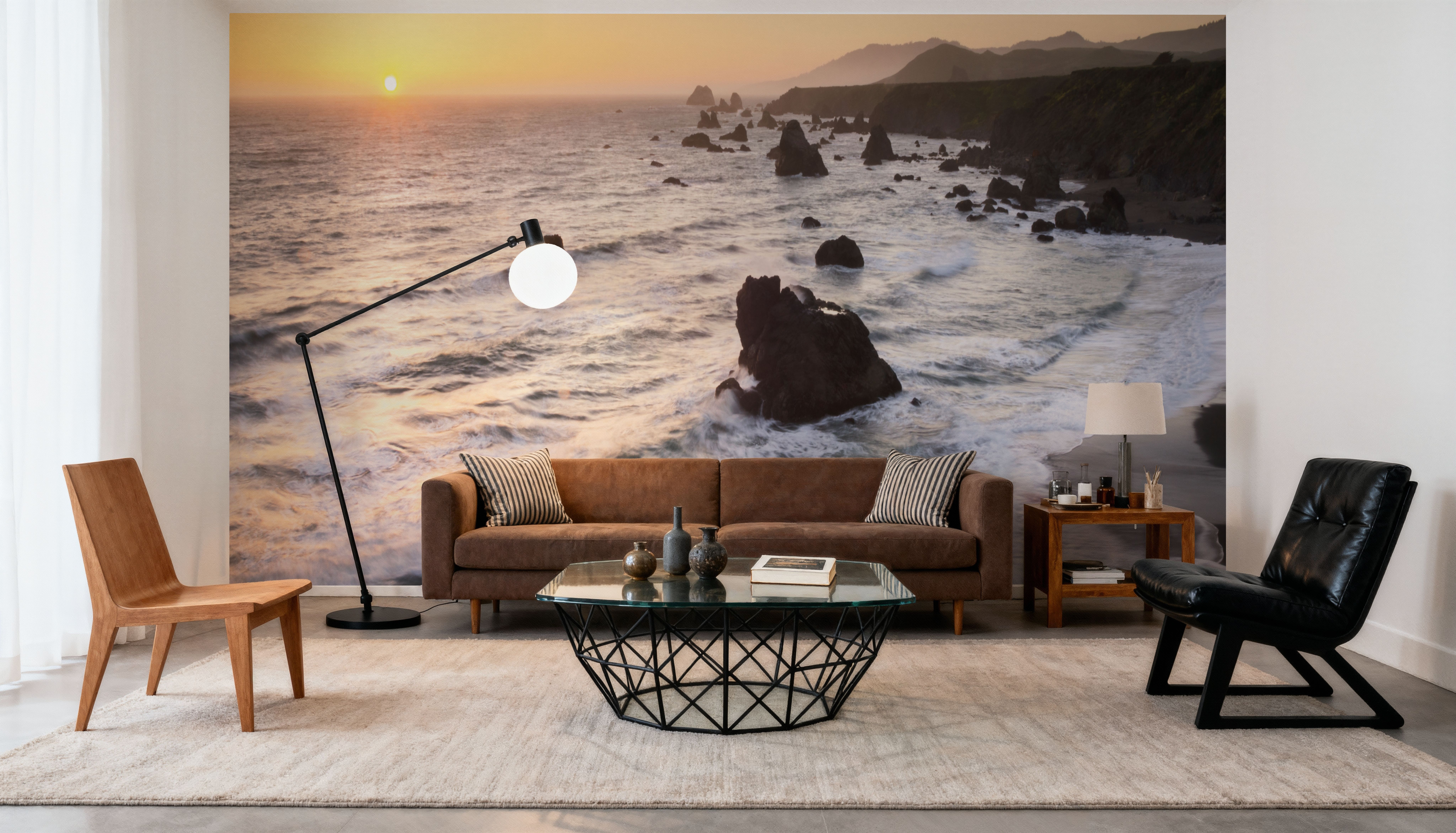 Sonoma Coast Sunset Square