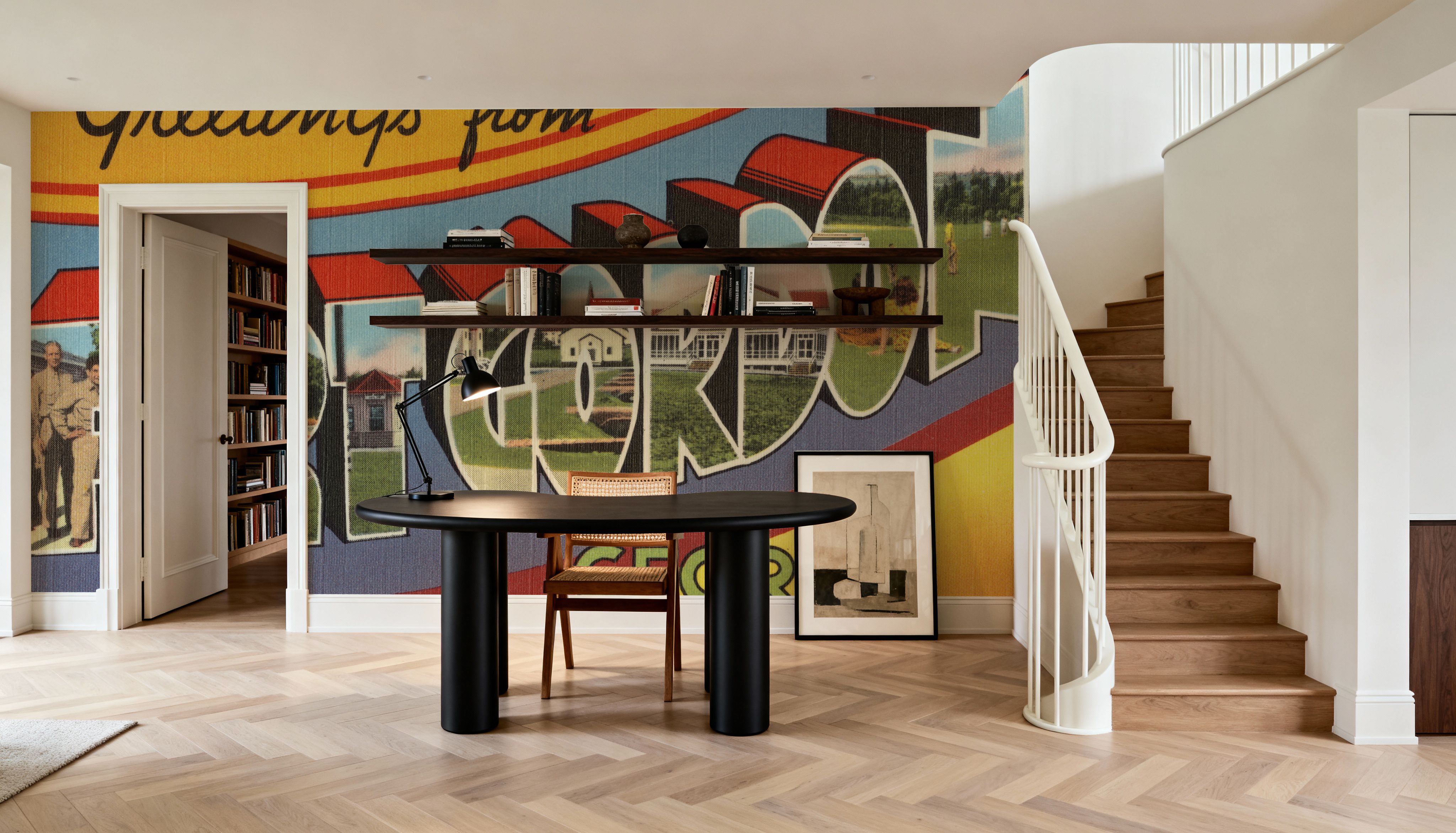 Greetings from Fort Gordon - Screenprint Postcard