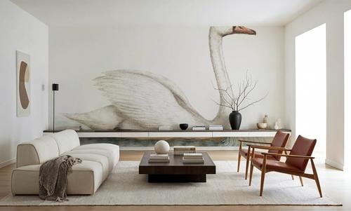 Swimming Swan
