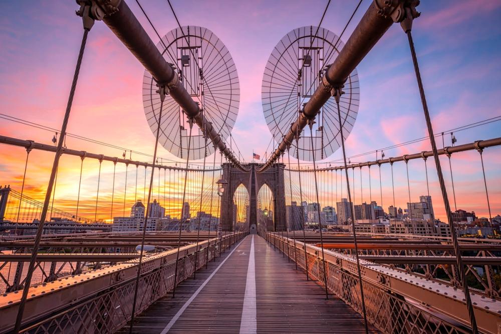 Brooklyn Bridge at Sunrise Pt. II