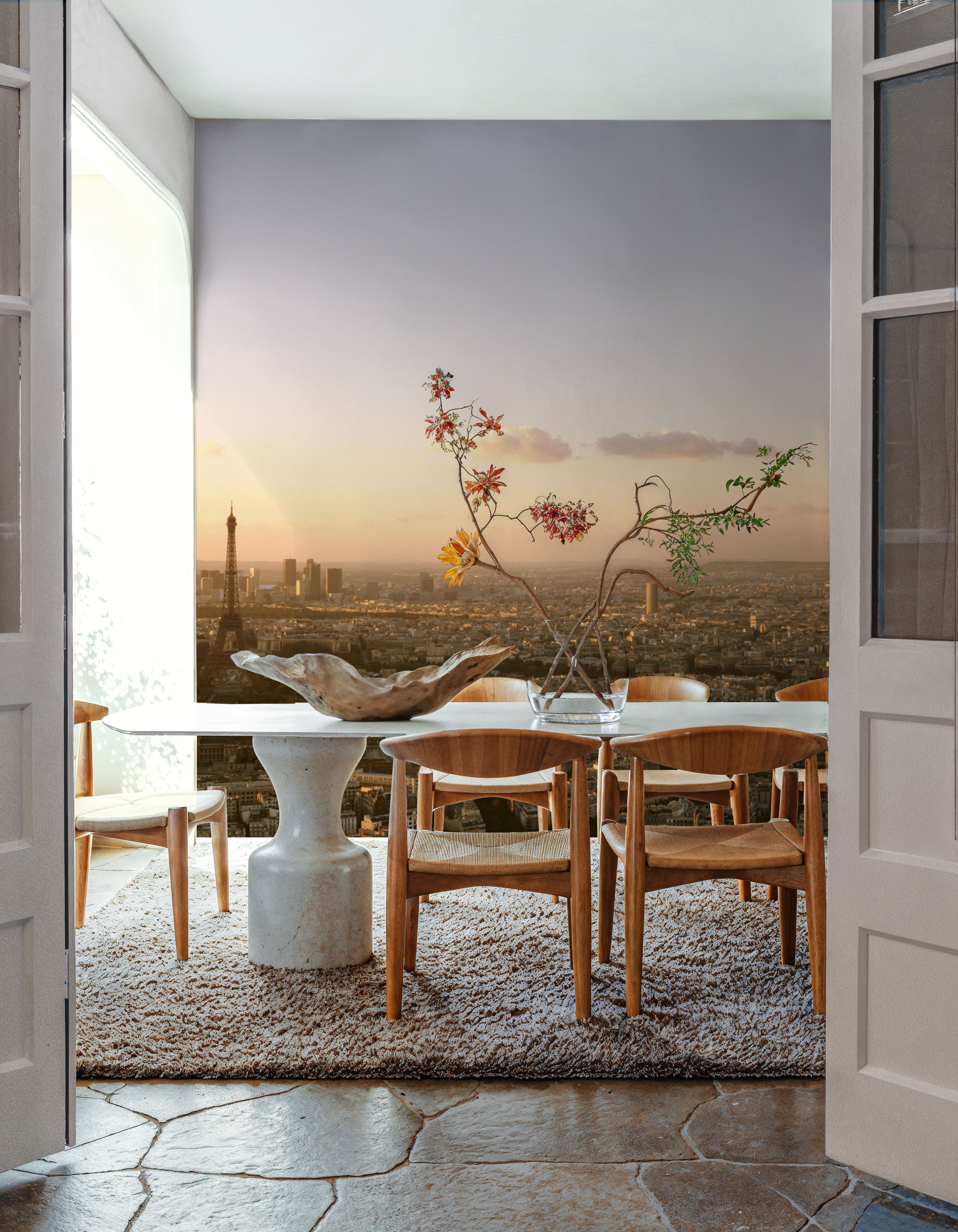 Golden Tower Cityscape