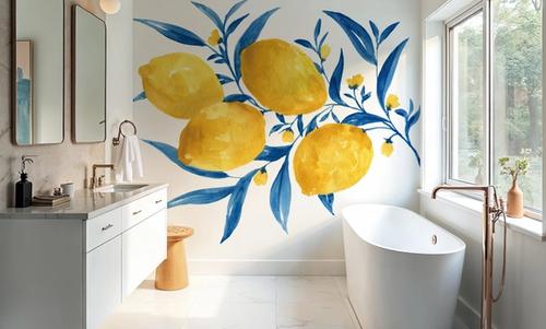 Blue Leaf Lemons I