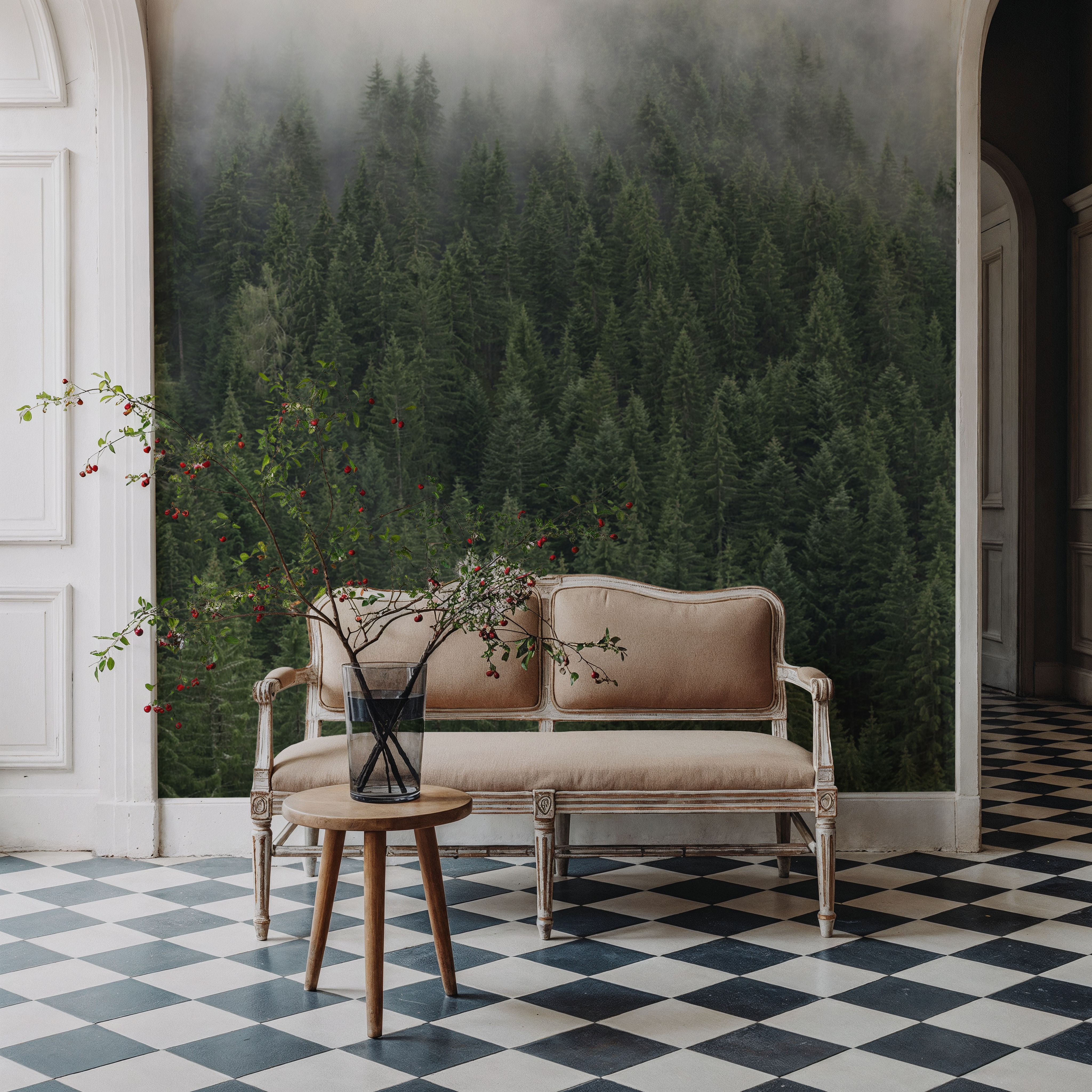 Foggy Treetops