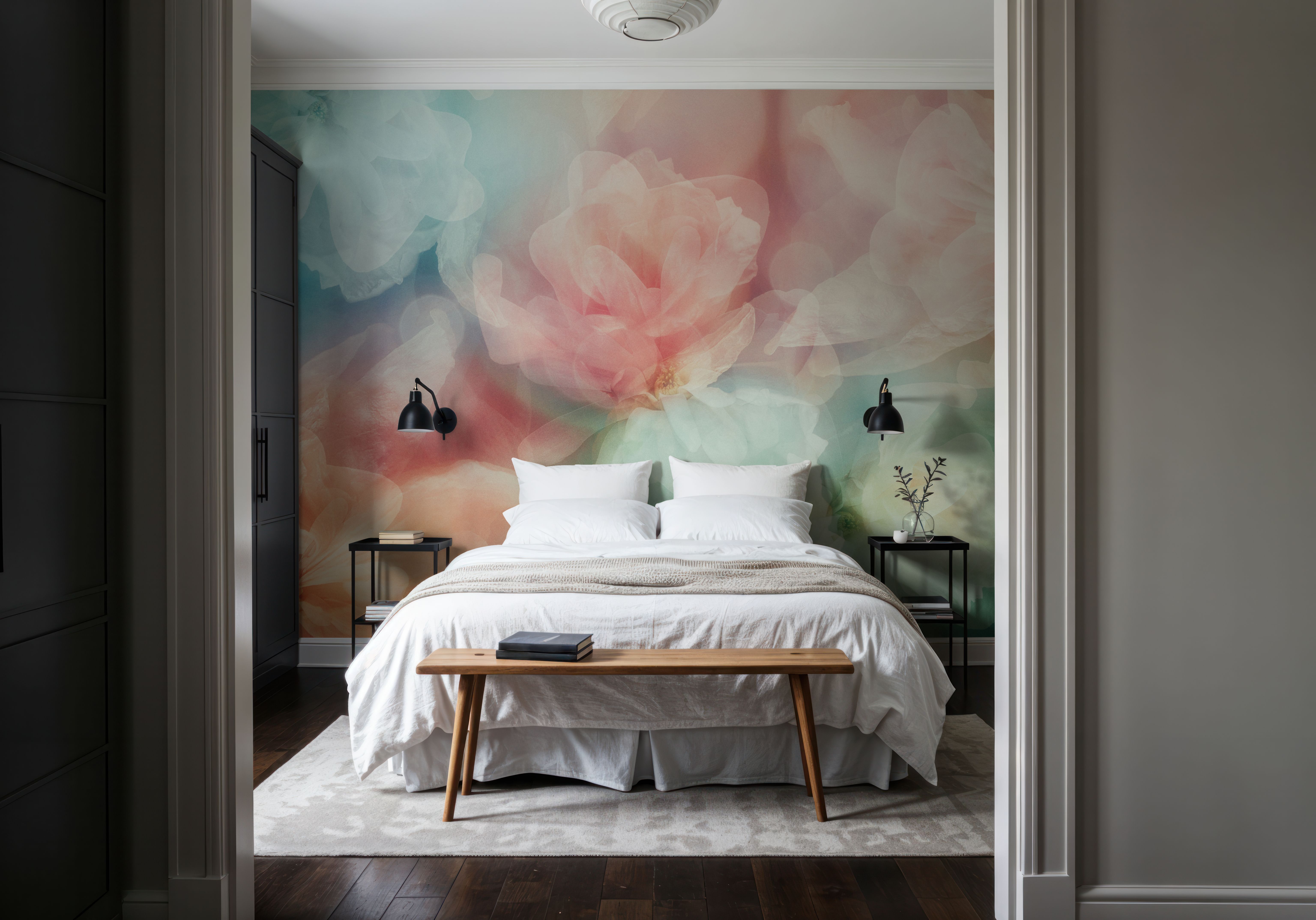 Bouquet Pastel, Wallpaper