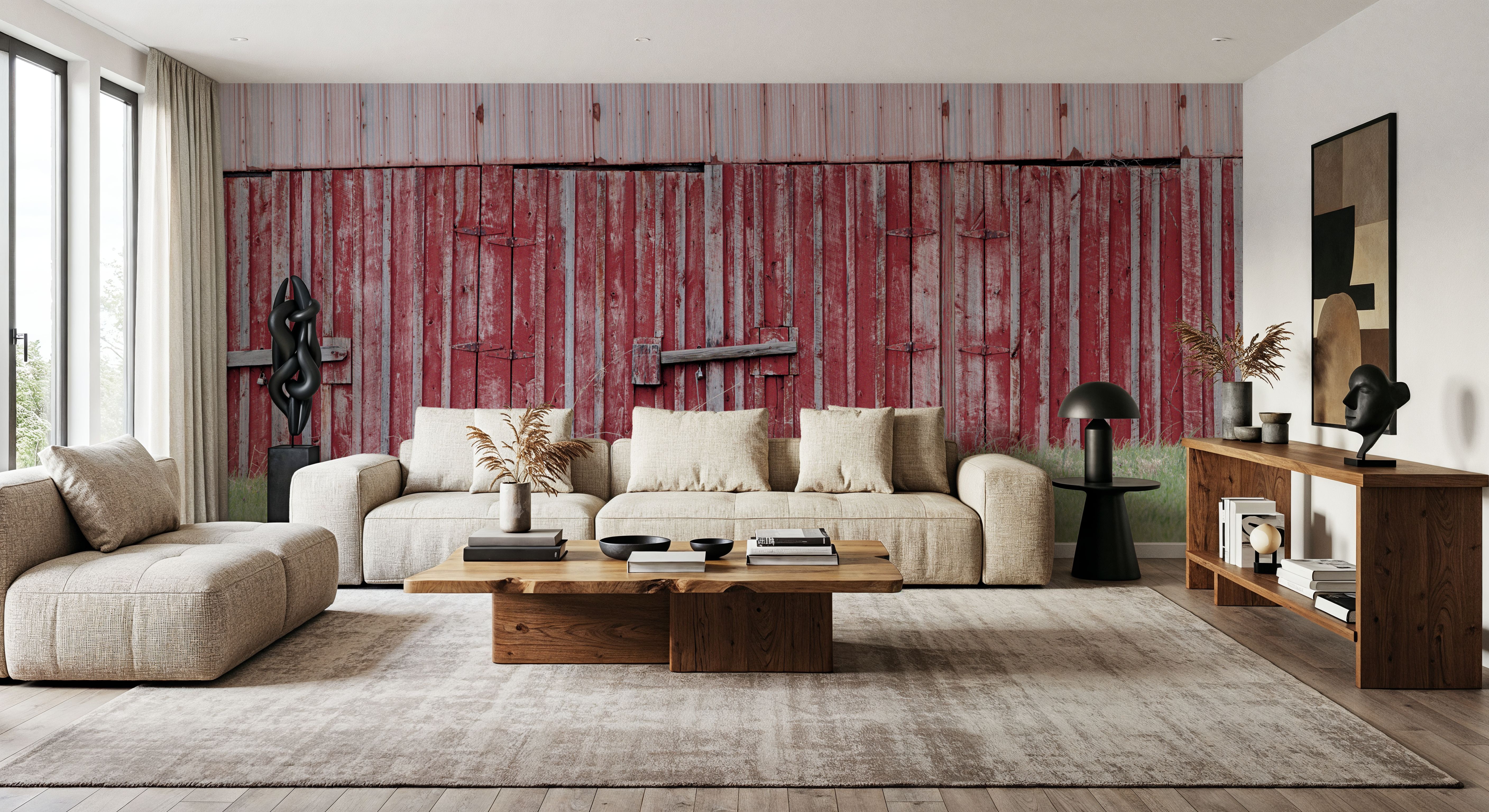 Barn Stripes, Wallpaper