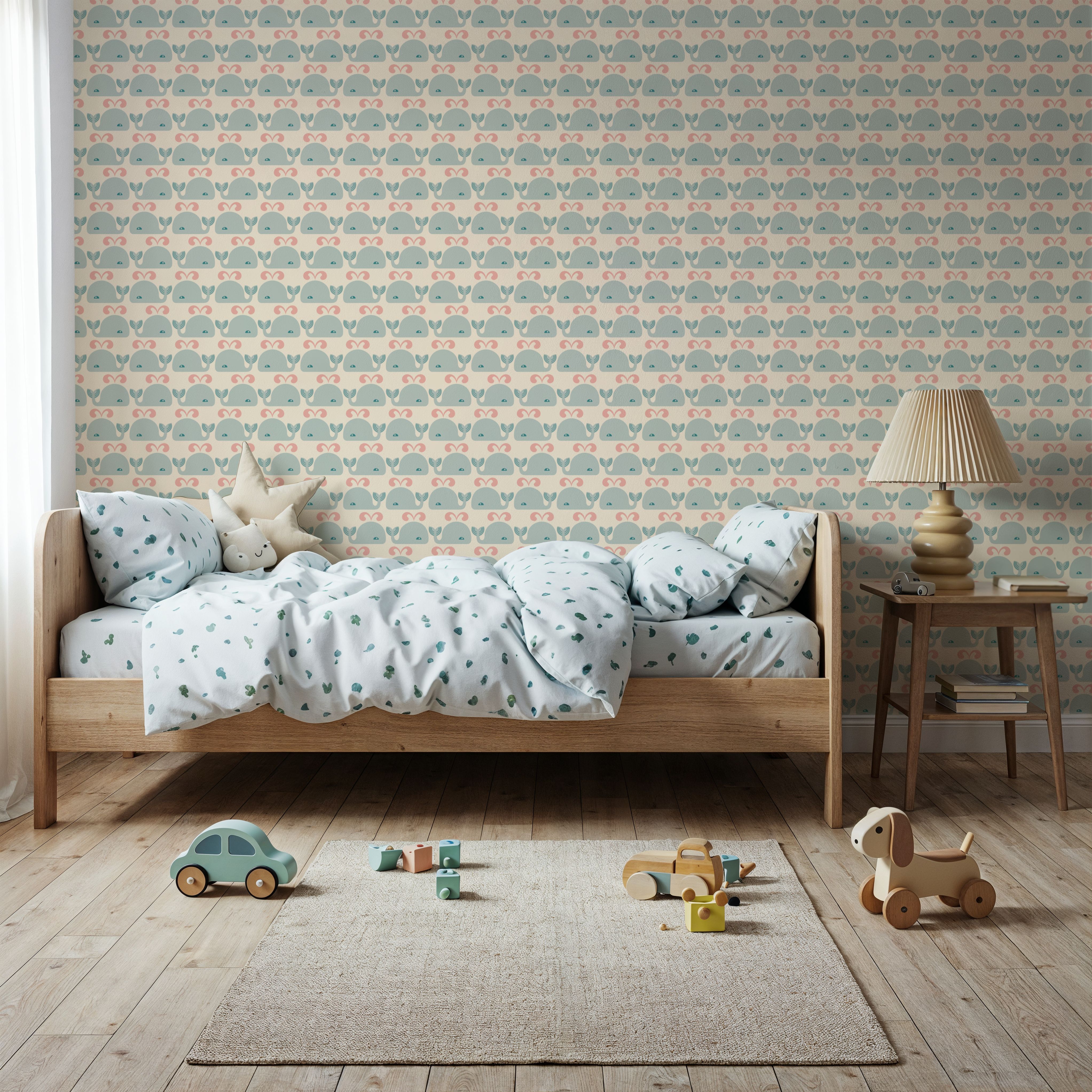 Wandering Whales, Pastel