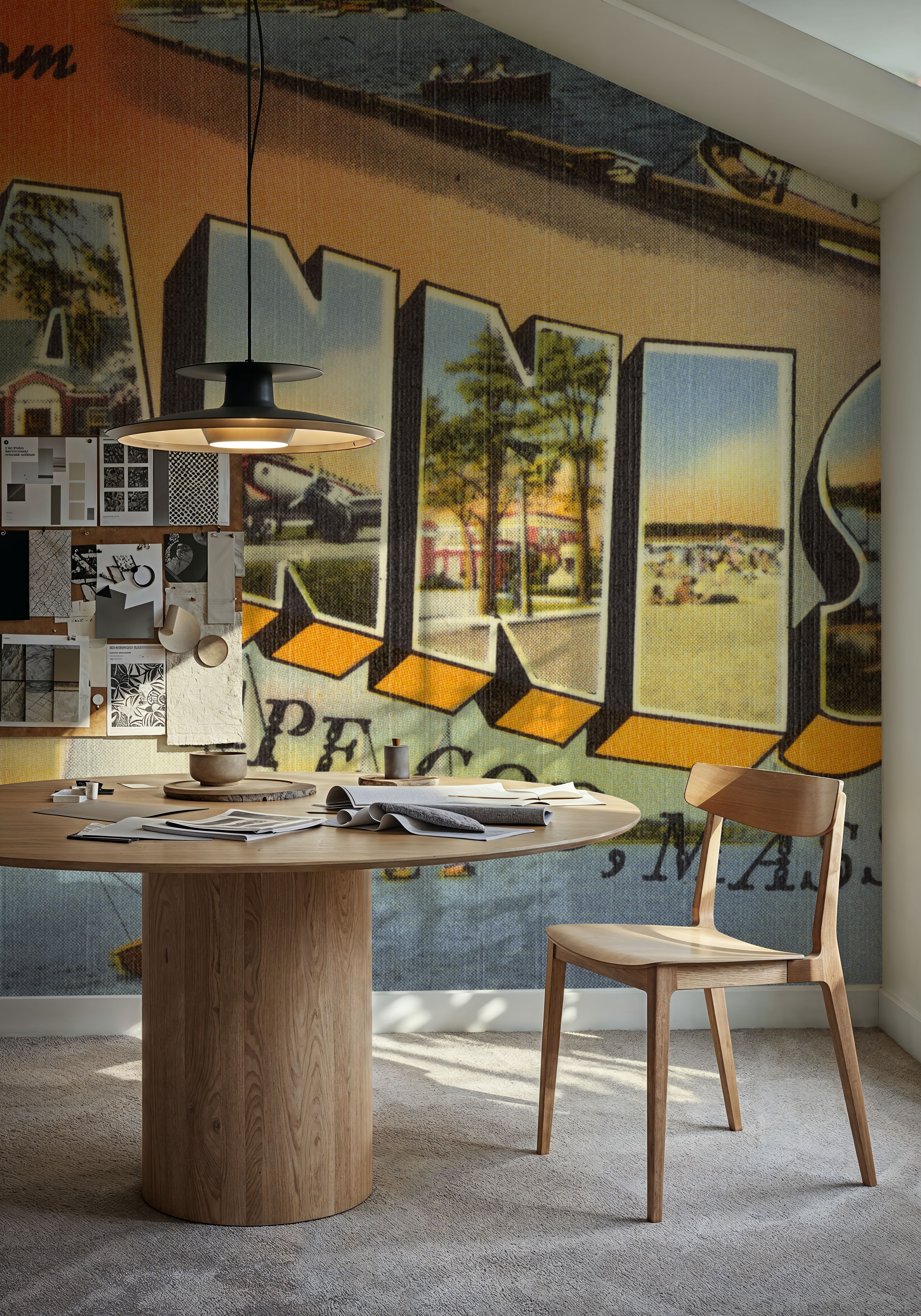 Greetings from Hyannis - Screenprint Postcard