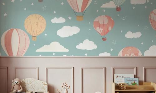 Hot Air Balloon Cloudy
