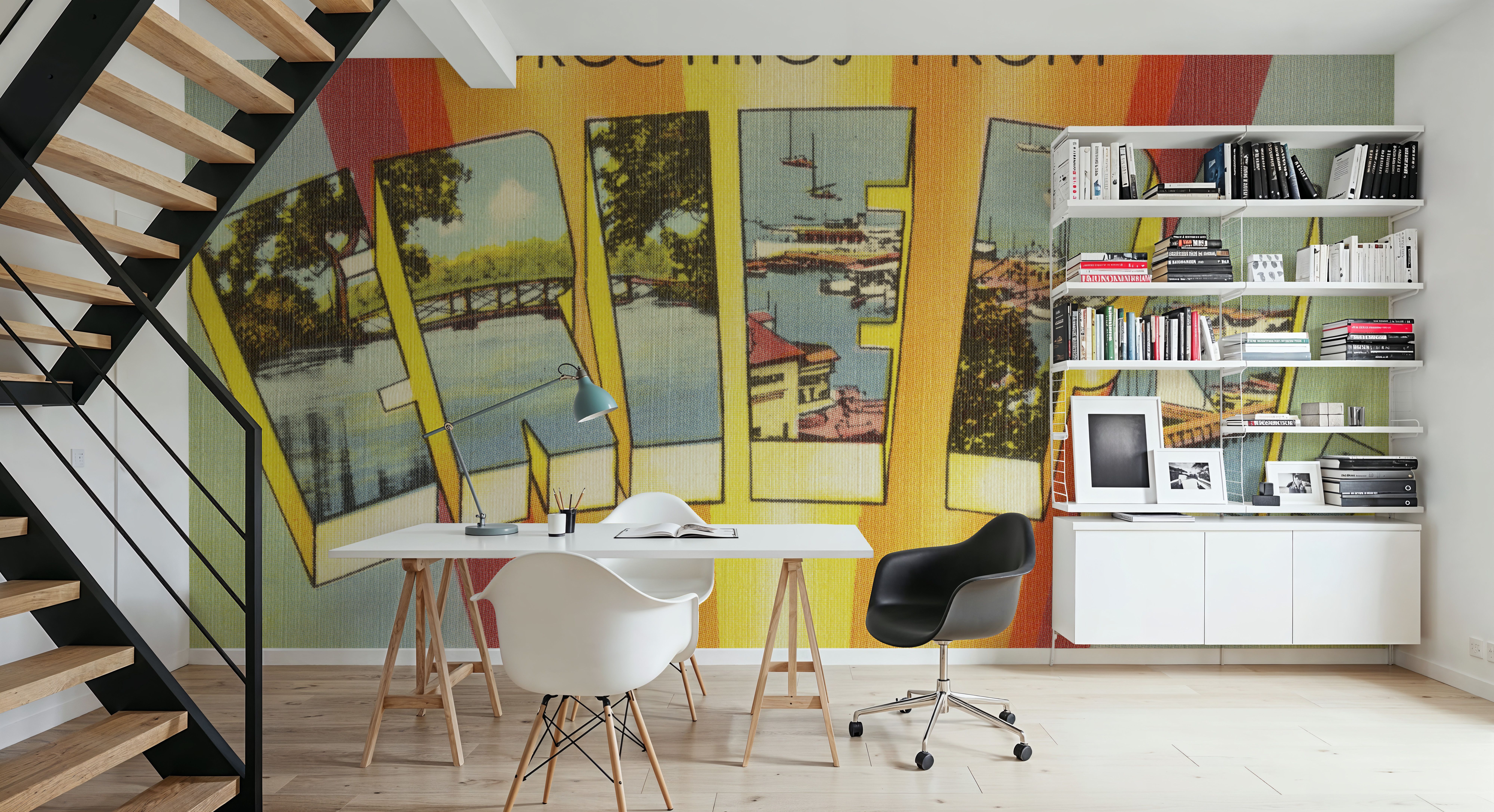 Greetings from Erie - Screenprint Postcard