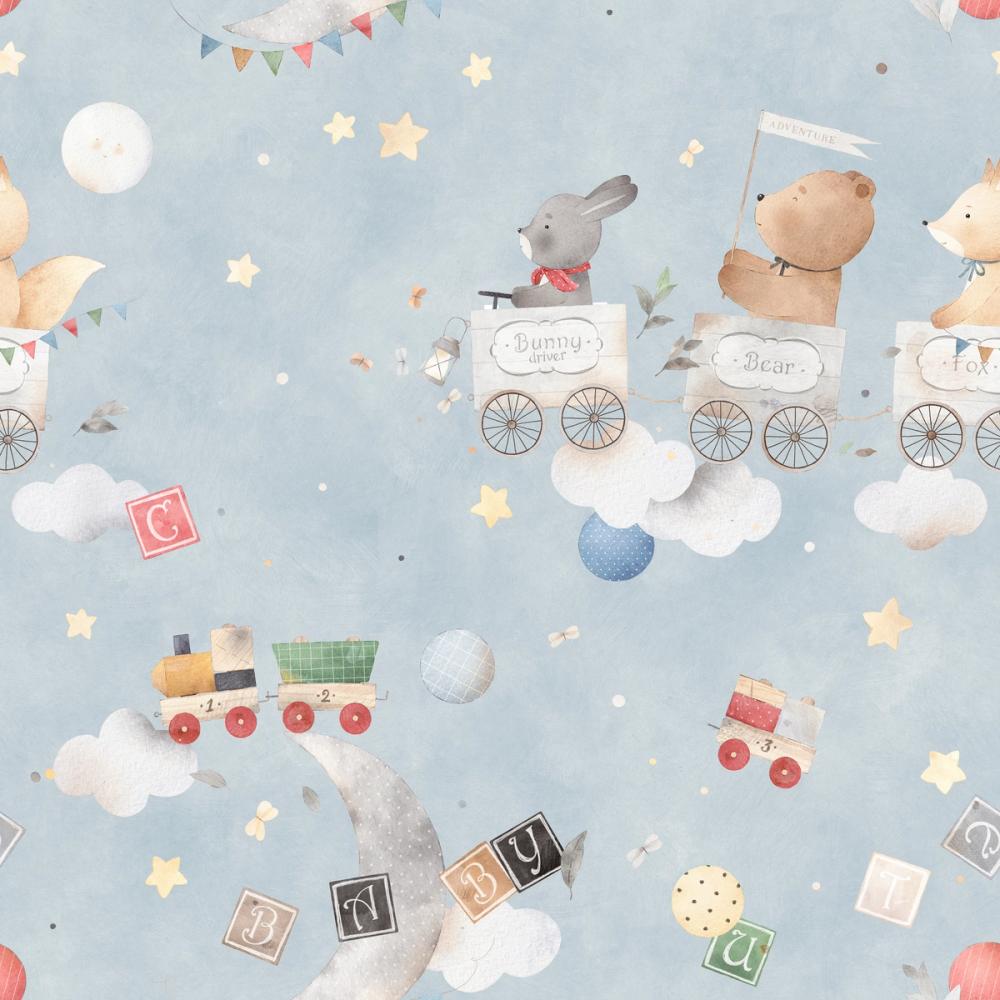 Sky Train, Washed Blue