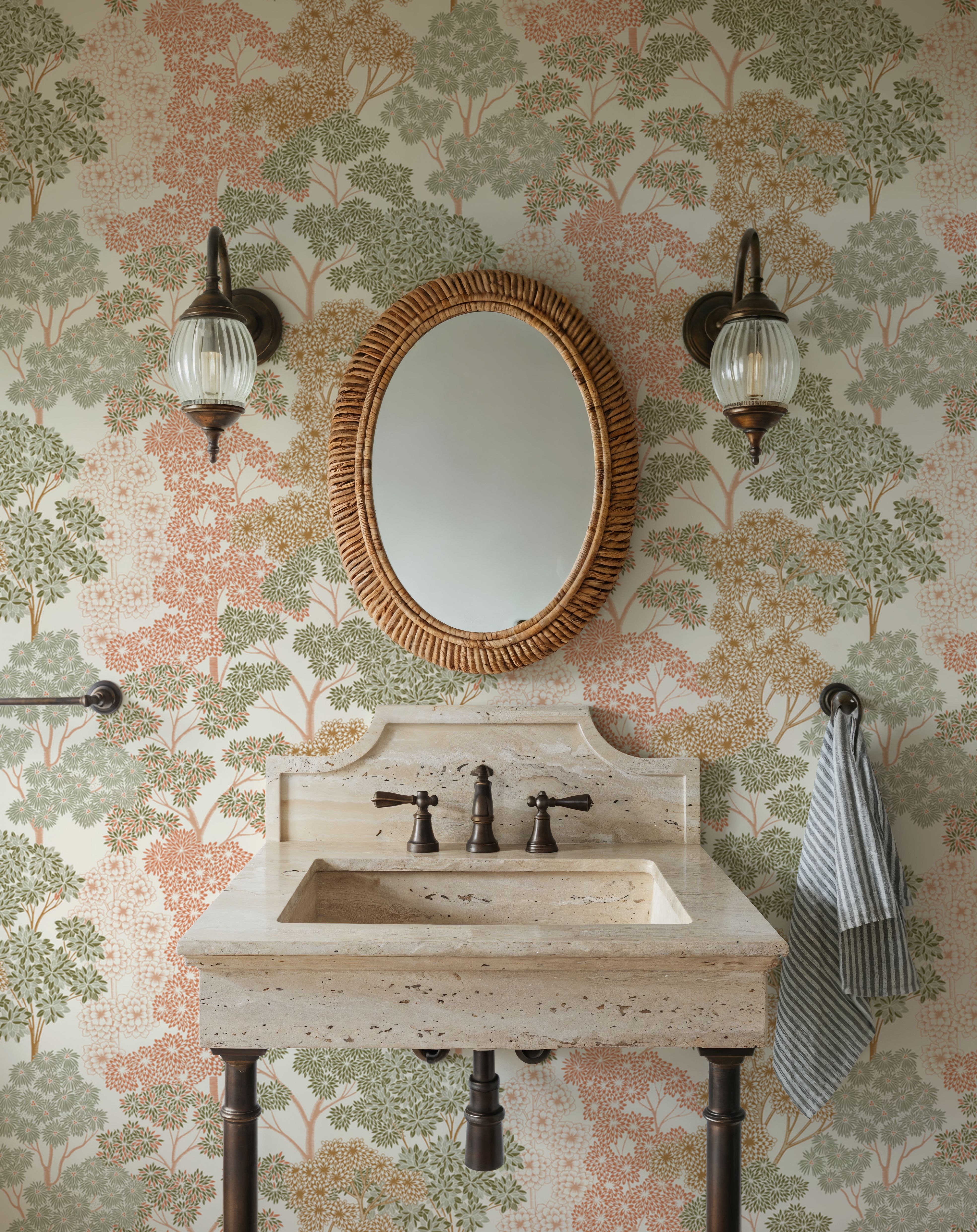 Overleaf Woodland Pattern, Green