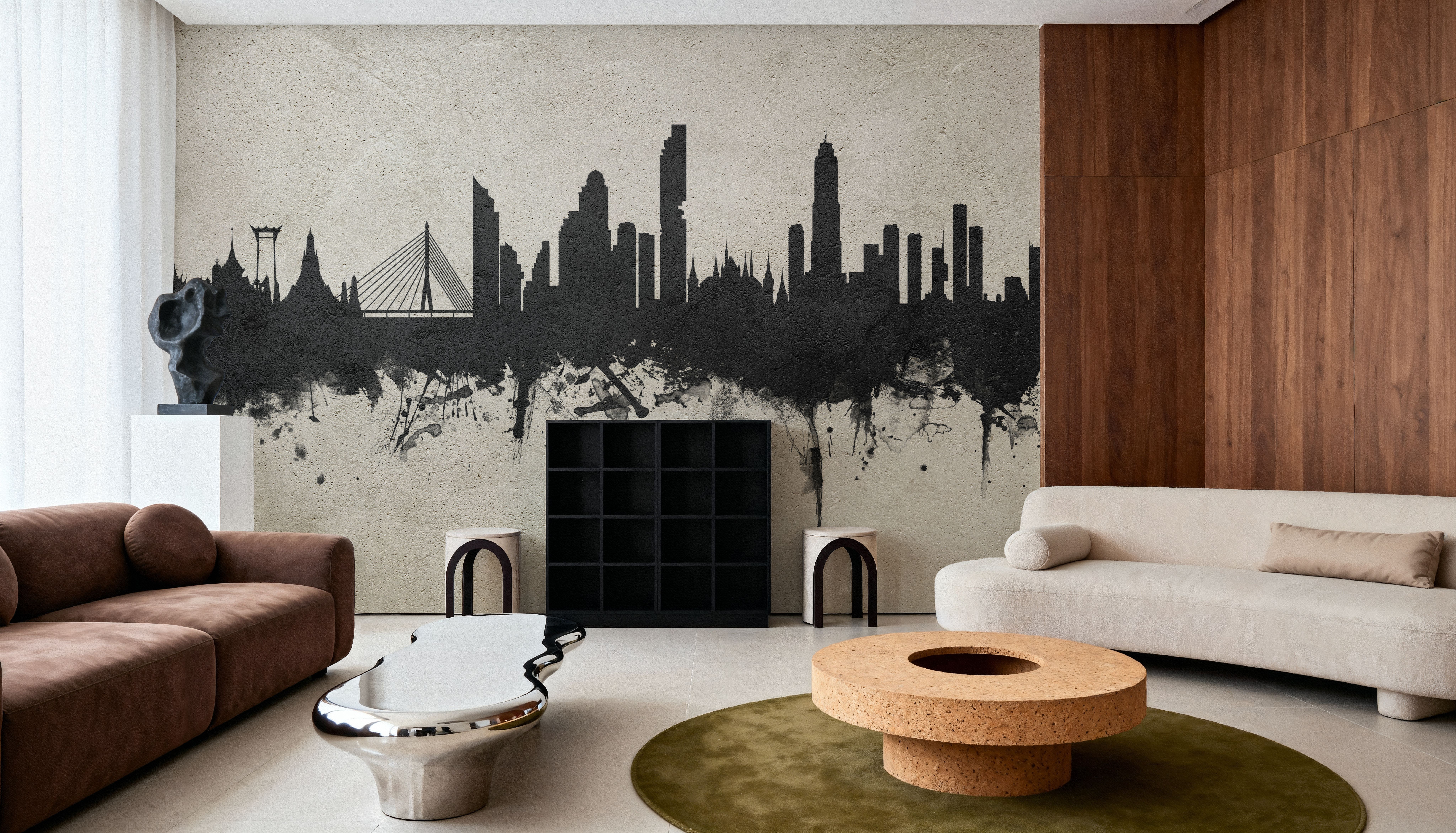 Bangkok Thailand Skyline Concrete