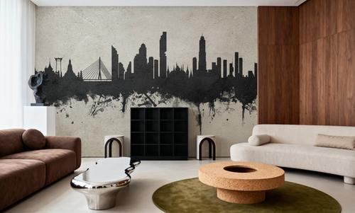 Bangkok Thailand Skyline Concrete