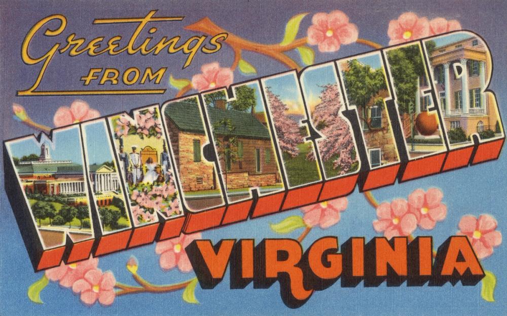 Greetings from Winchester - Screenprint Postcard