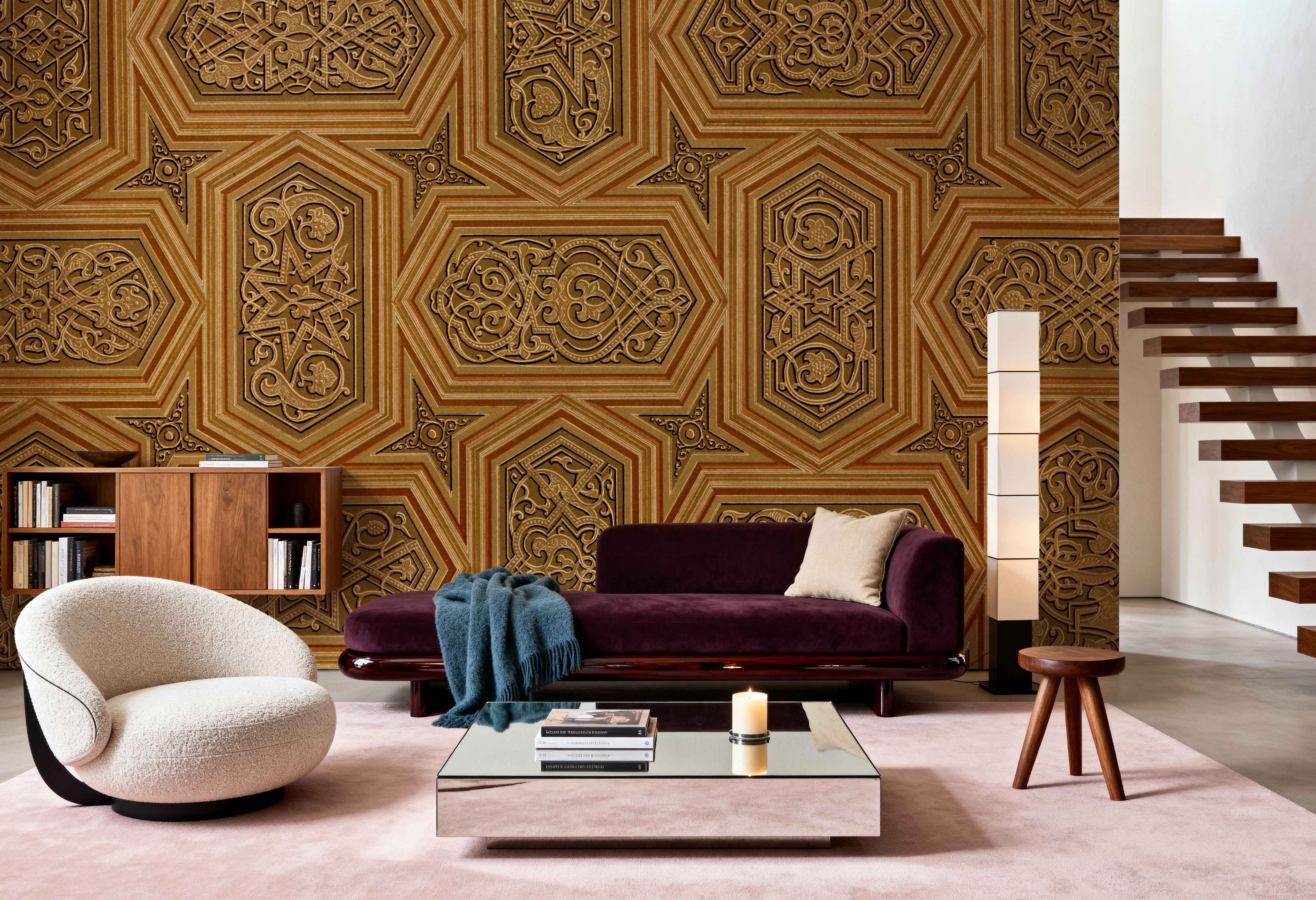 Vintage Arabesque Decoration, plate no. 92, Wallpaper