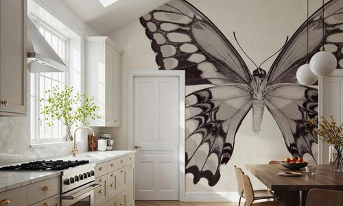 Butterfly VI Gray