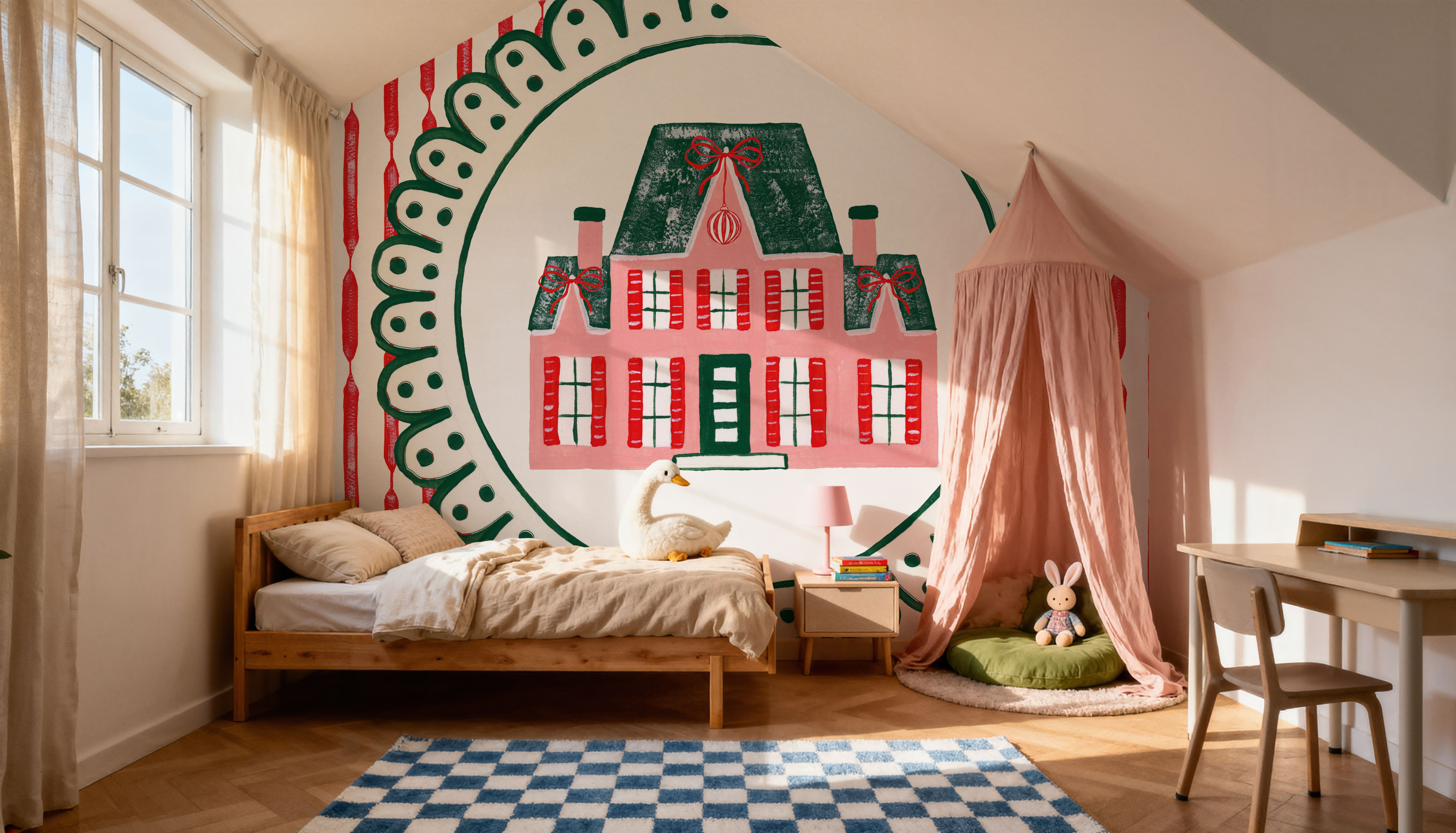 Hearth and Home I, Wallpaper