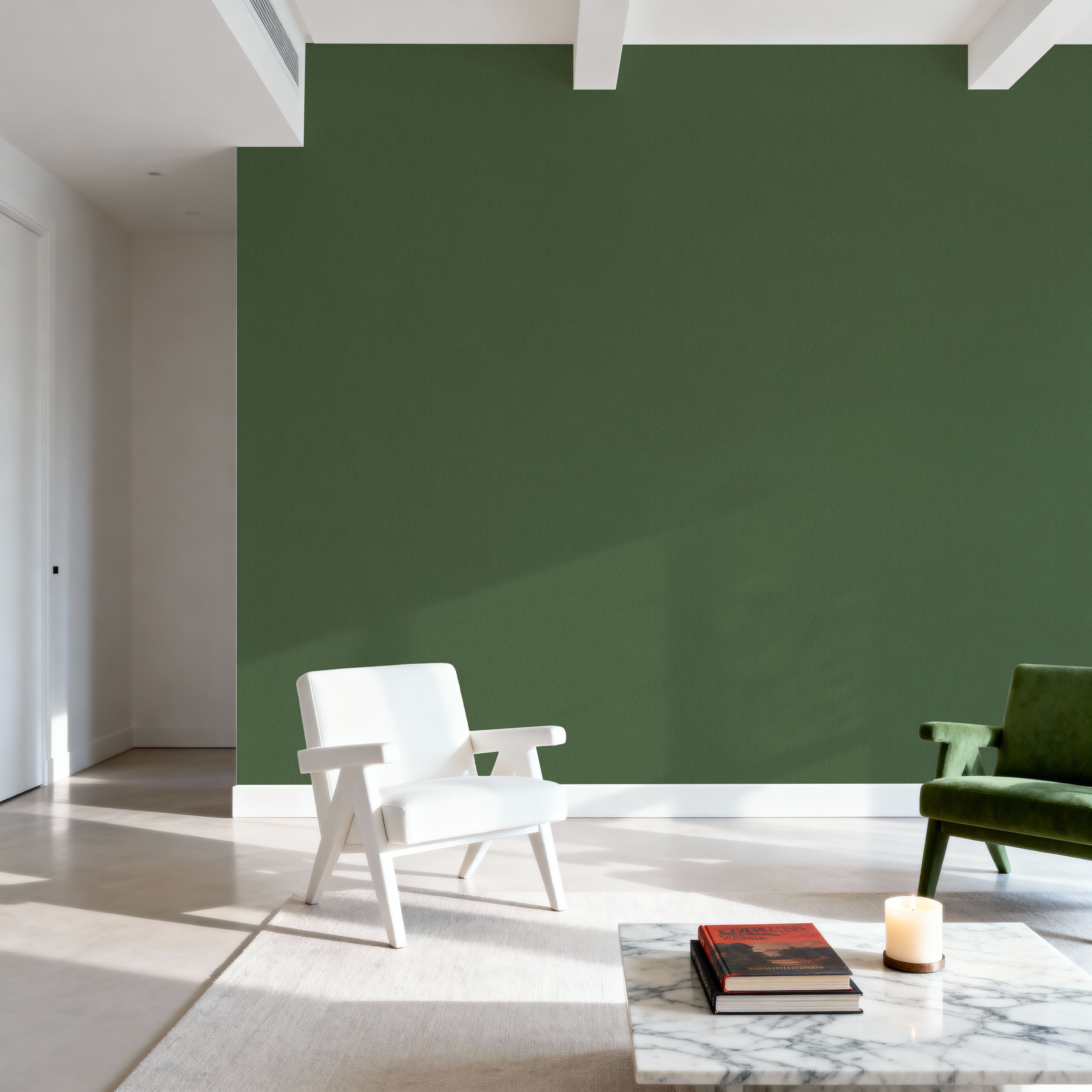 Faux Sand Stucco Finish, Moss