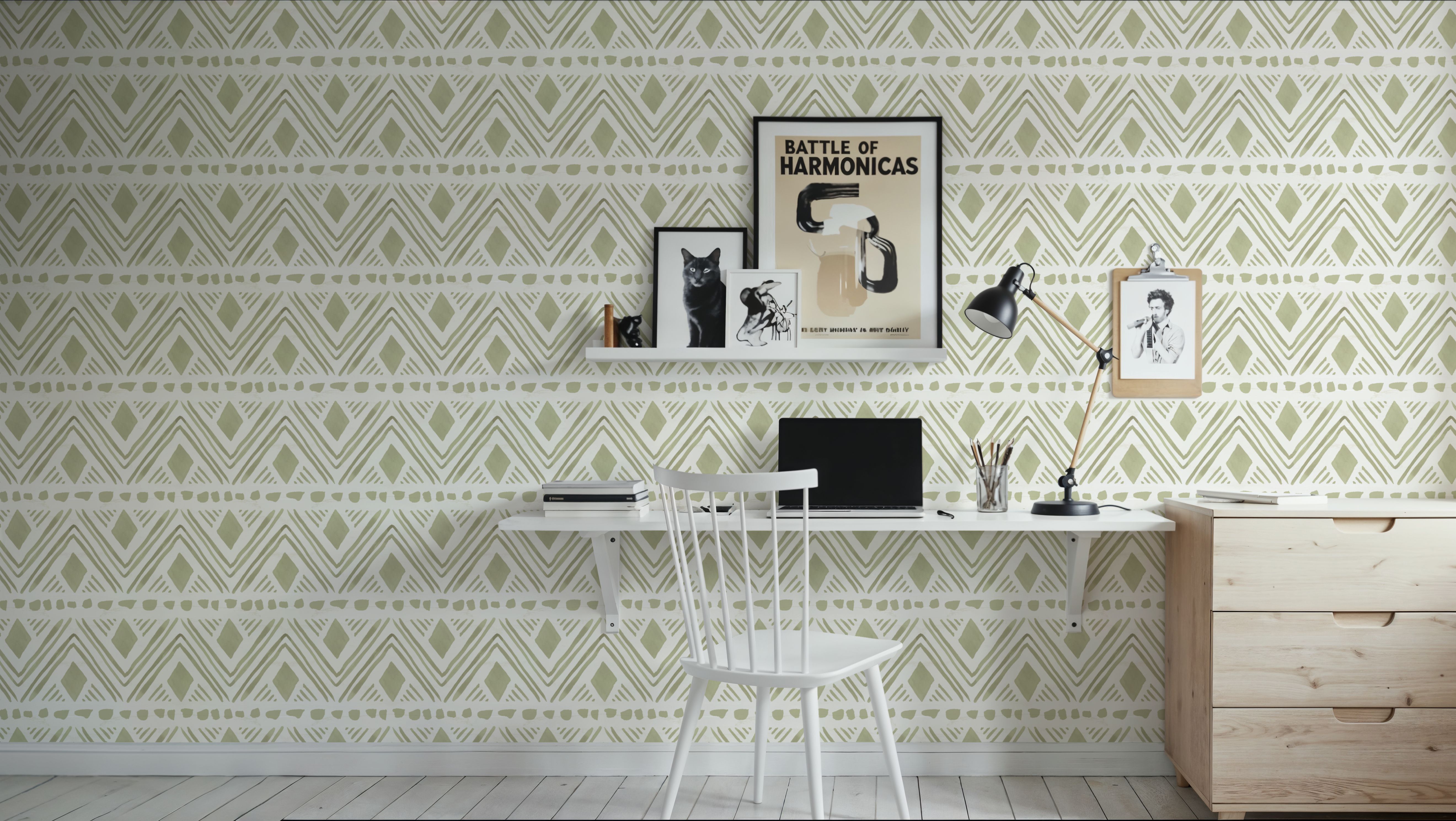 Boho Flows Green
