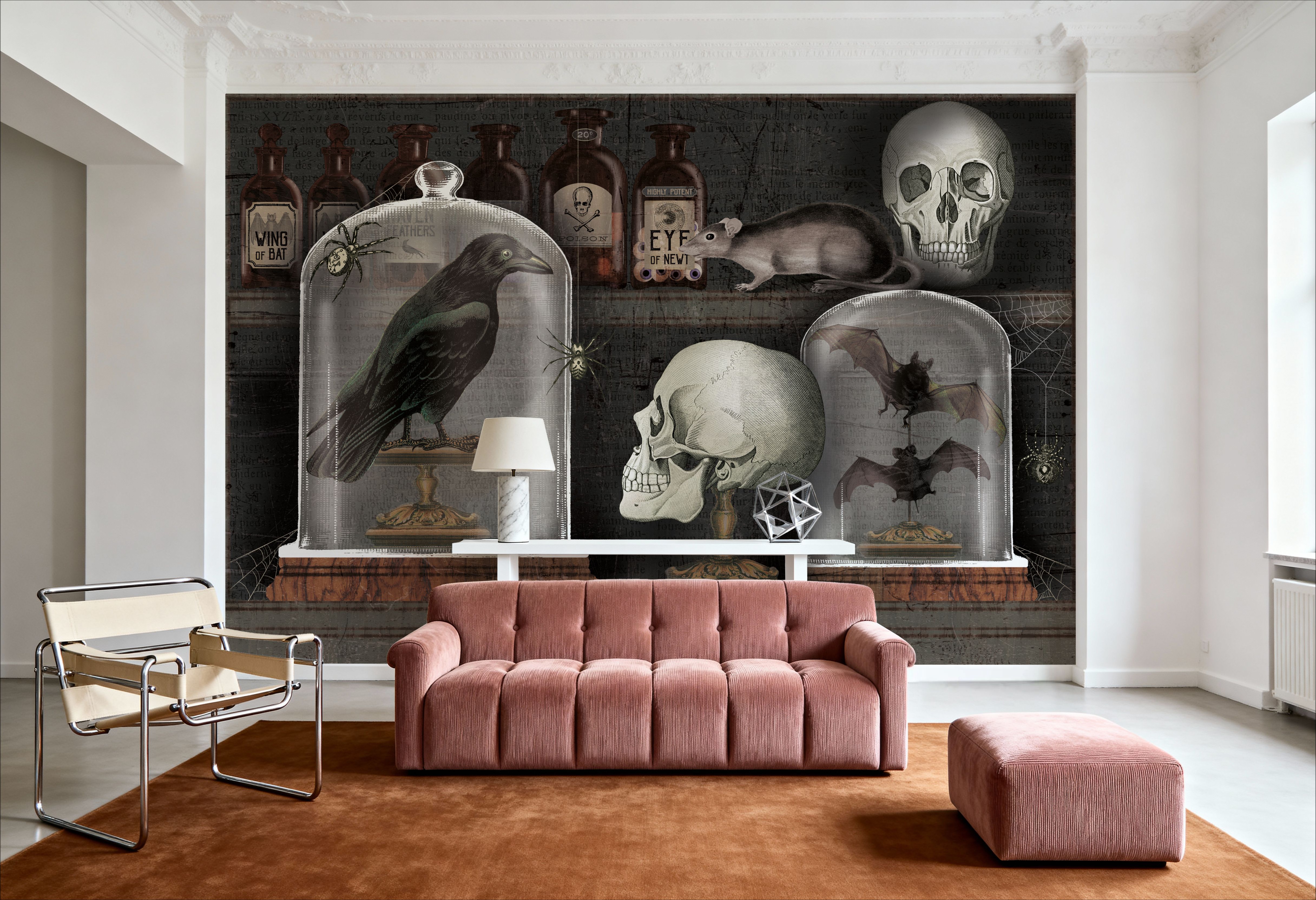 Apothecary Study, Wallpaper