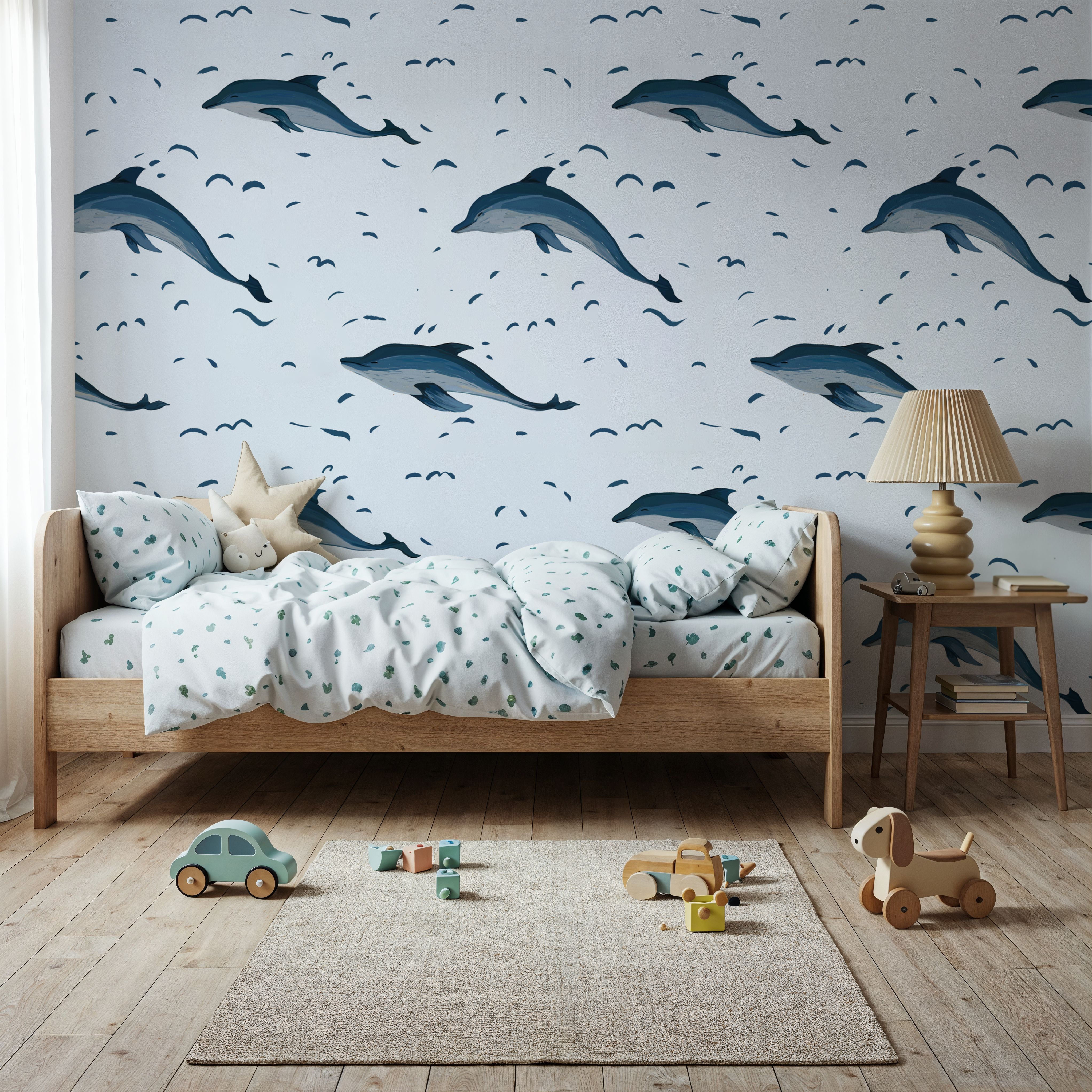 Dolphins in The Sea