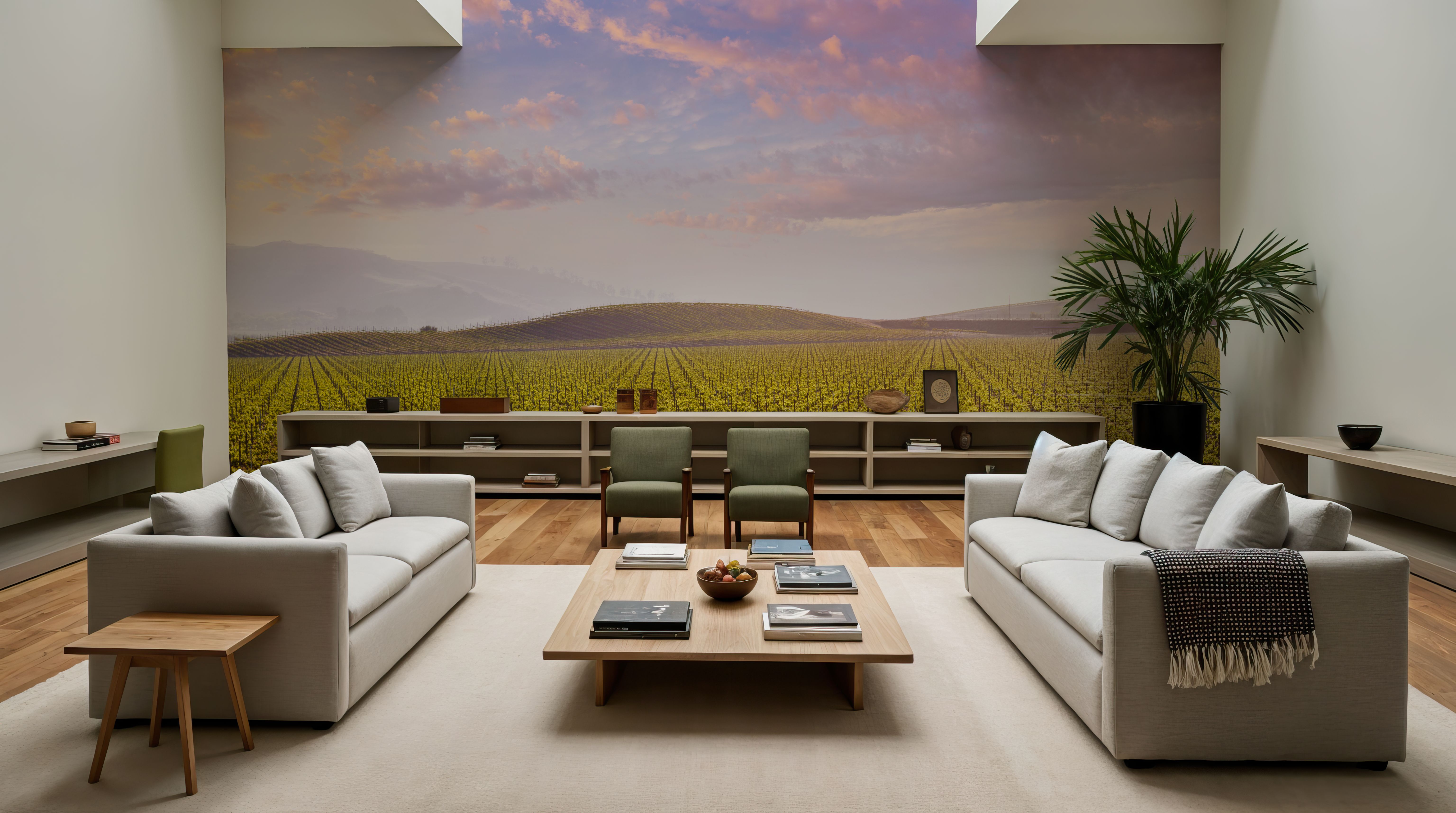 American Grapes, Wallpaper