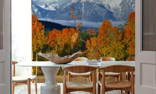 Misty Autumn Peaks