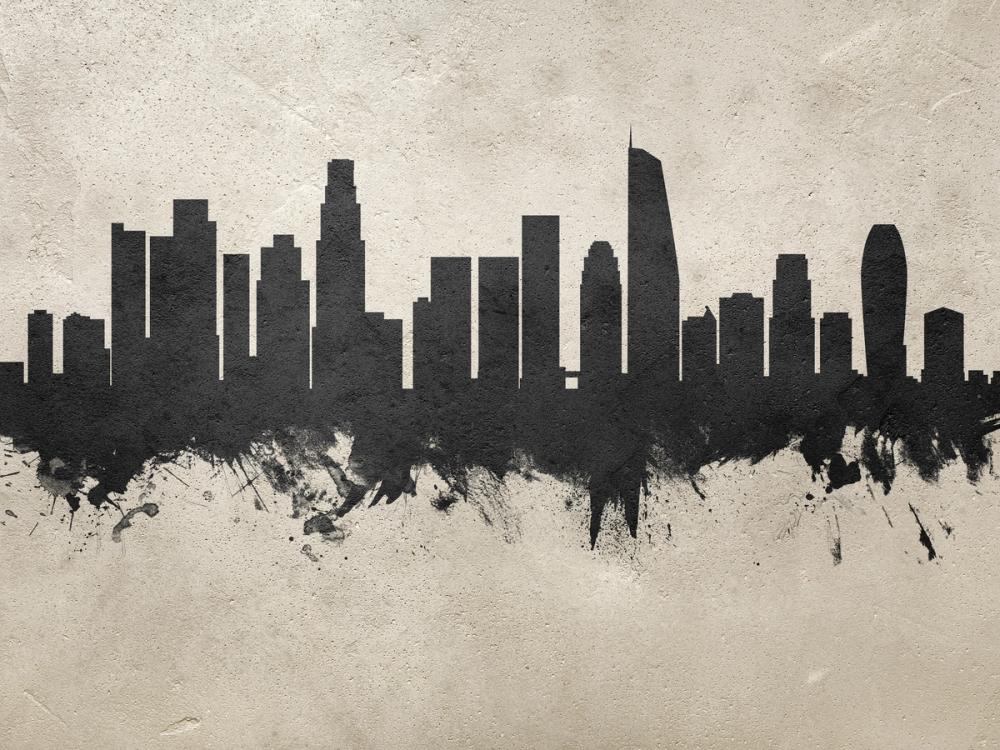 Los Angeles Skyline Concrete