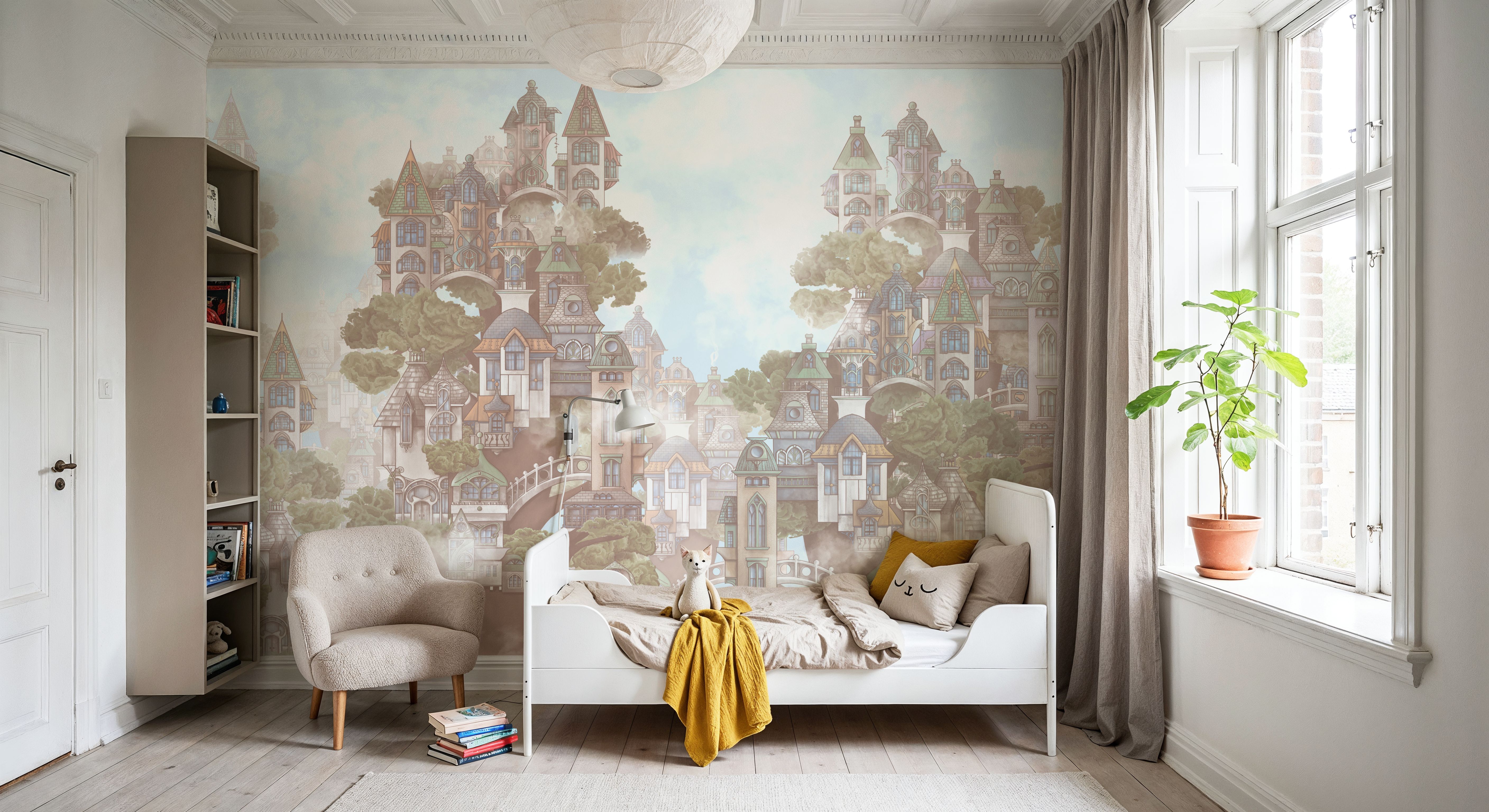 Treehouse Neighborhood Warm Pastel