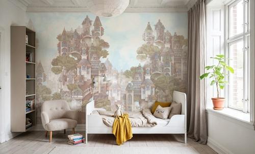 Treehouse Neighborhood Warm Pastel
