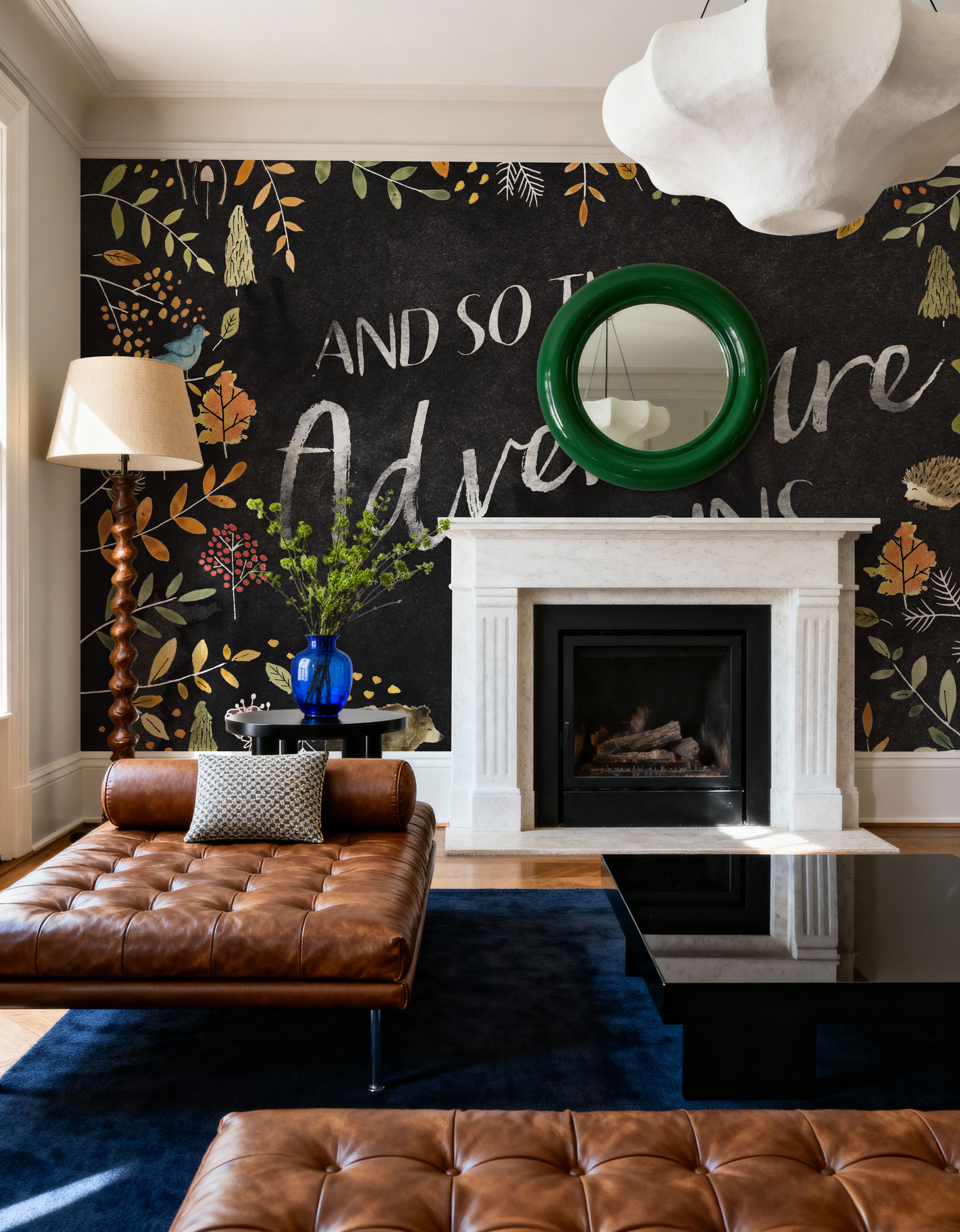 Woodland Whimsy I Black