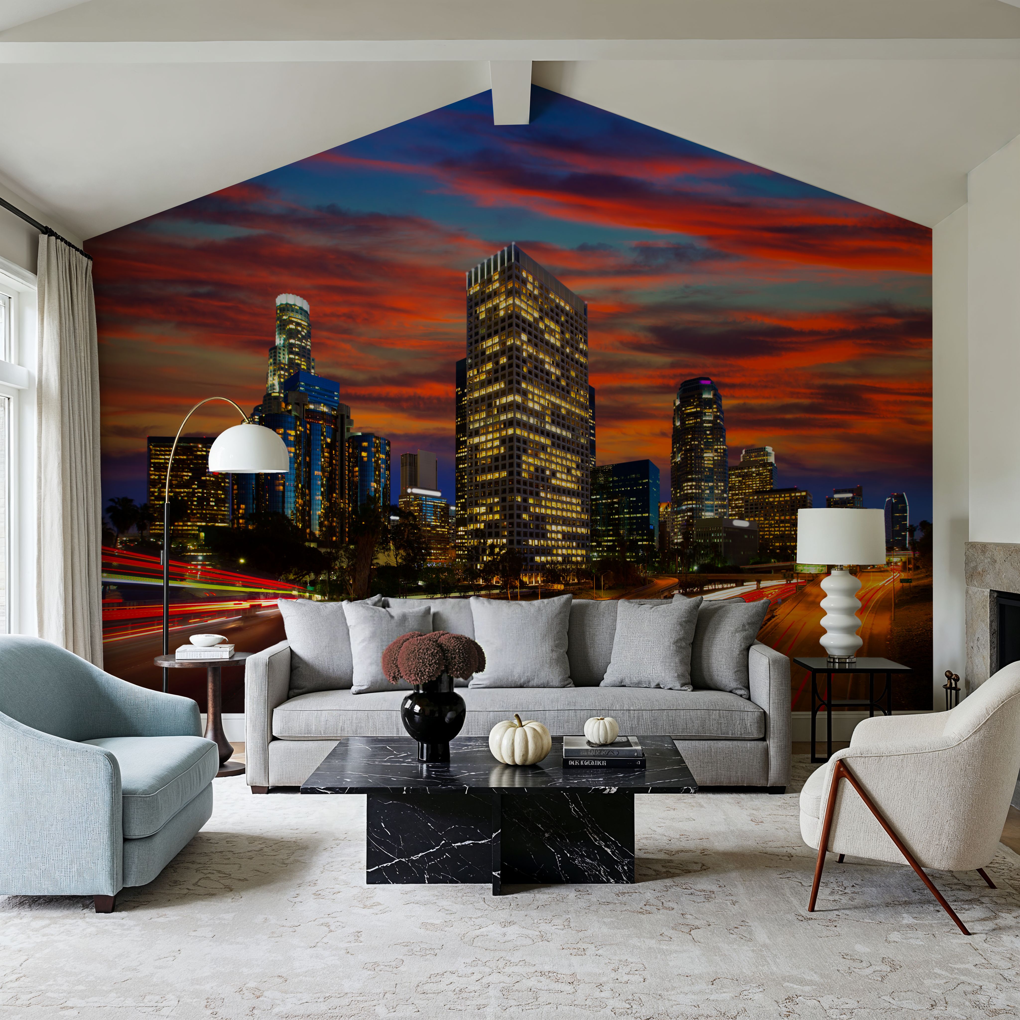 Downtown from the 110