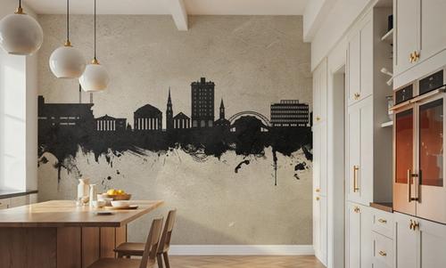 Charlottesville Virginia Skyline Concrete