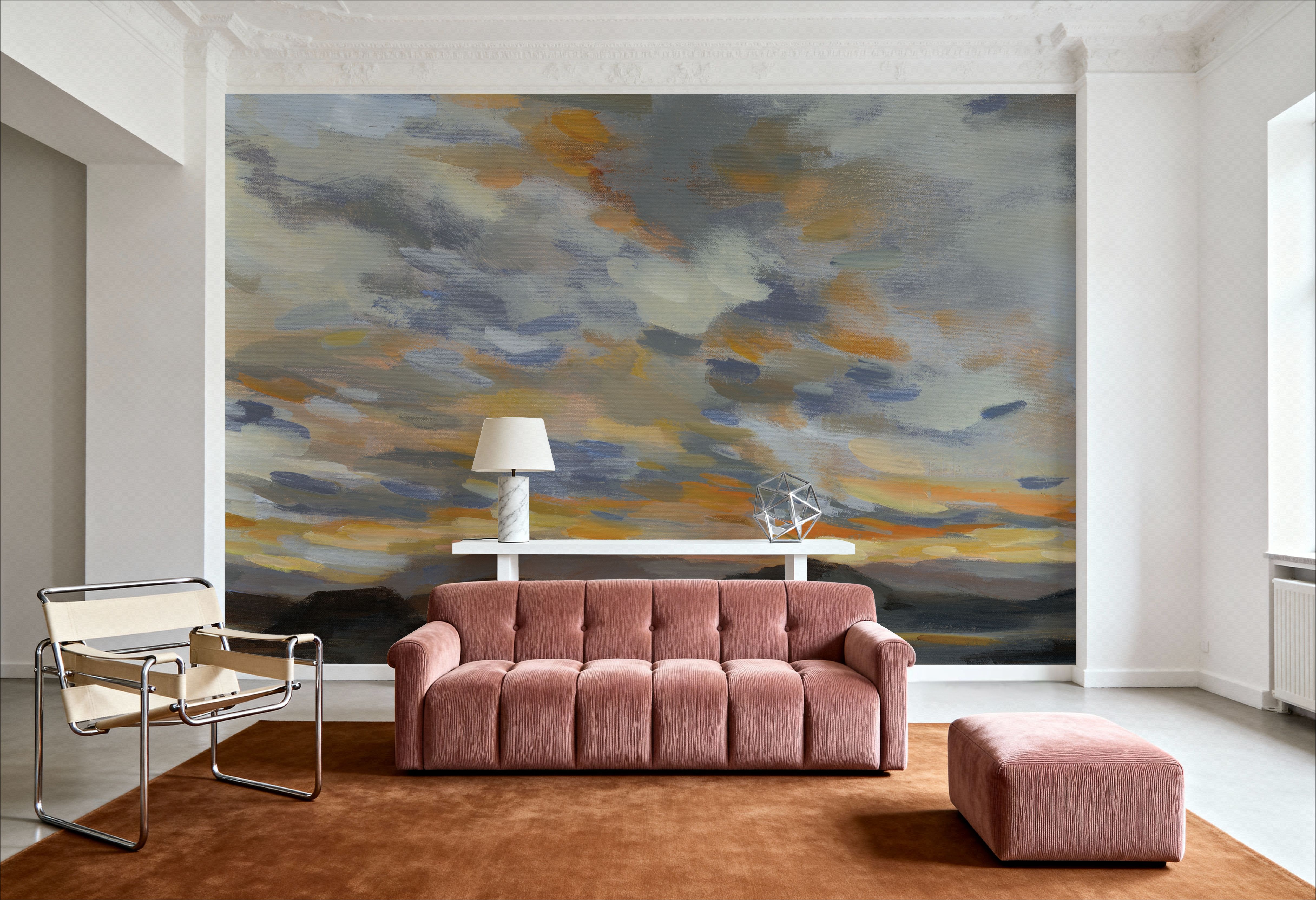 High Desert Sky I Navy