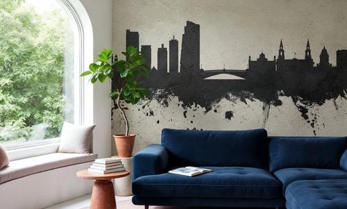 Leeds England Skyline Concrete