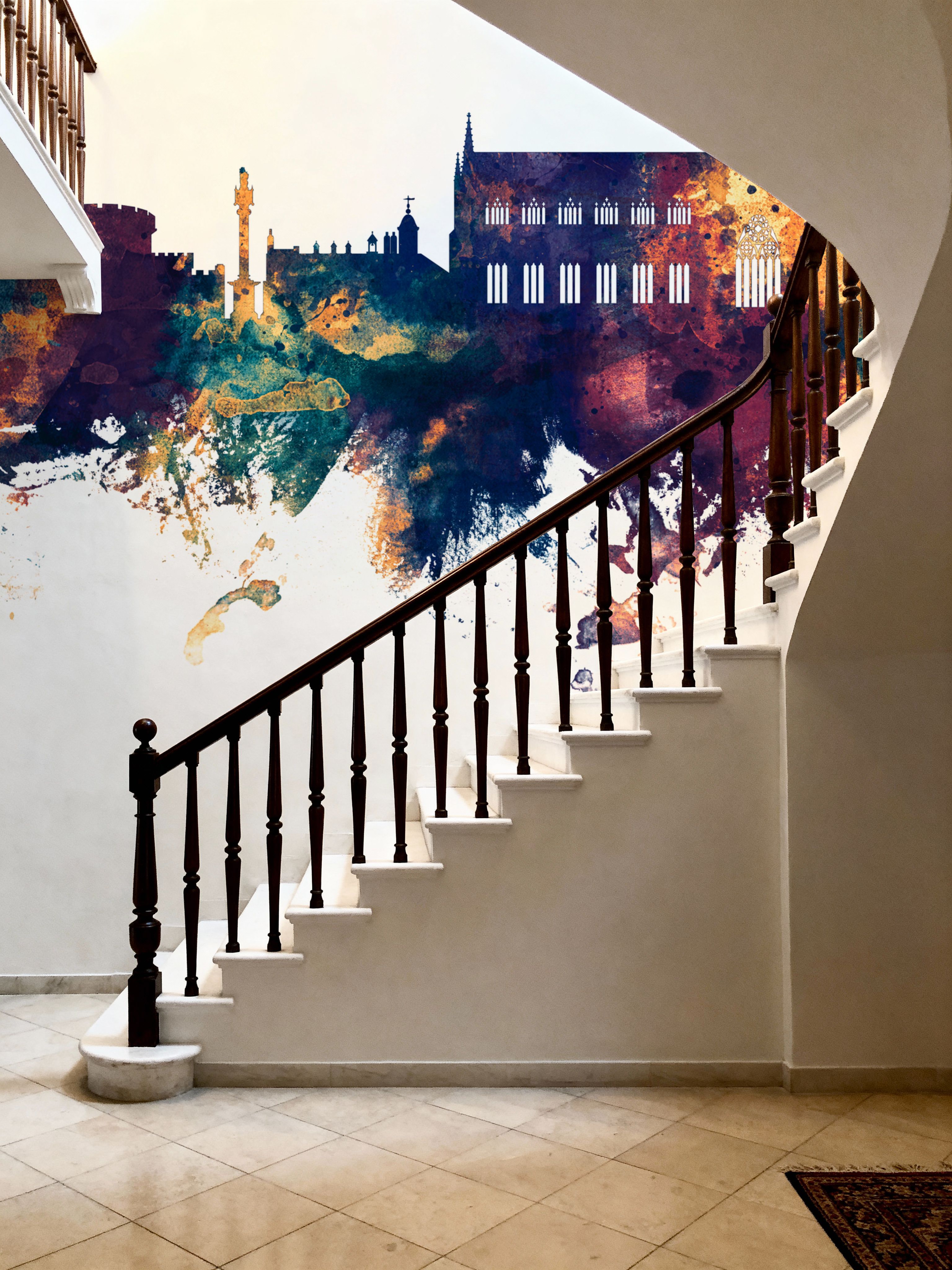 Carlisle England Skyline Blue & Bronze