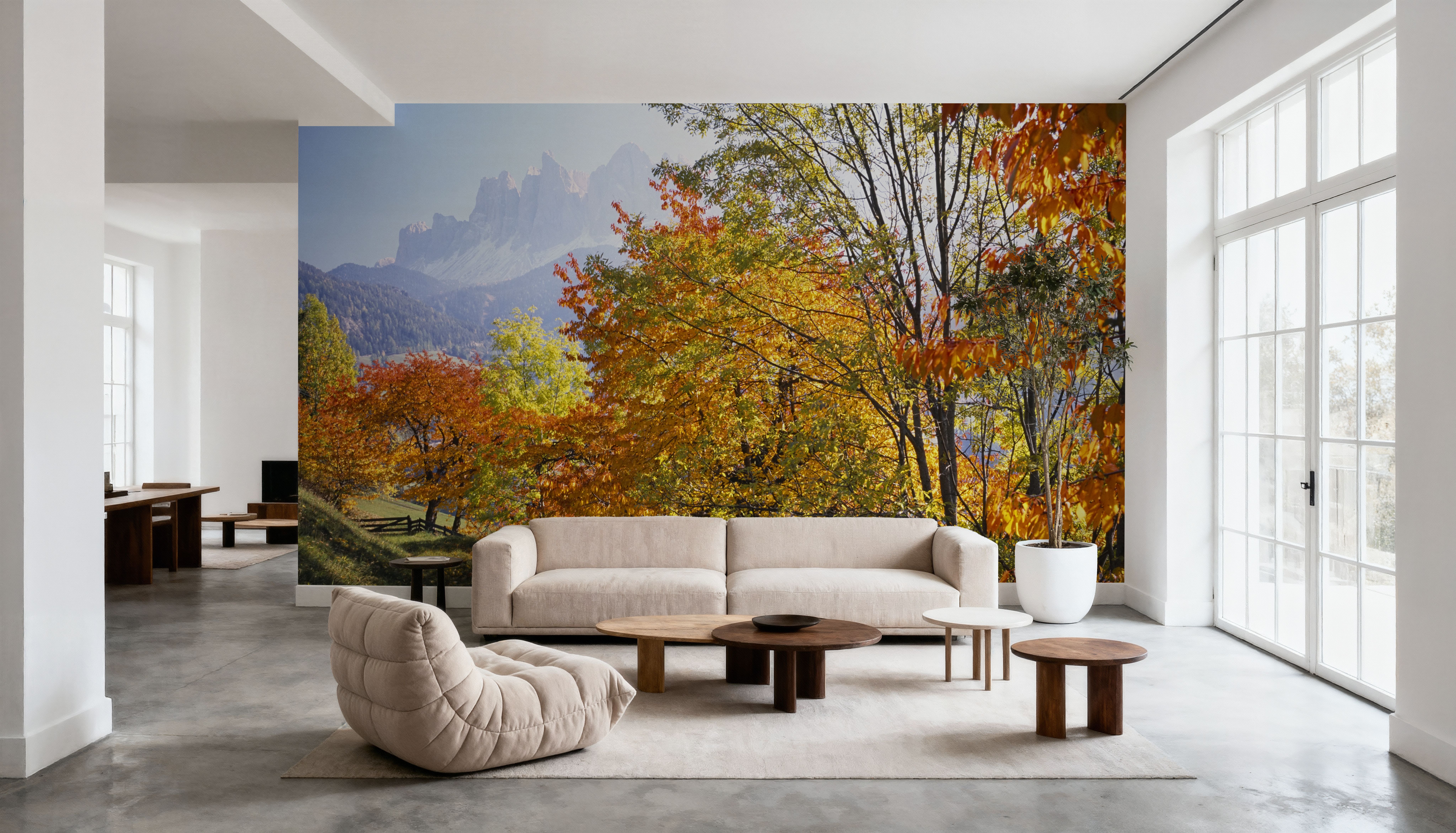 Autumn Mountain Glow