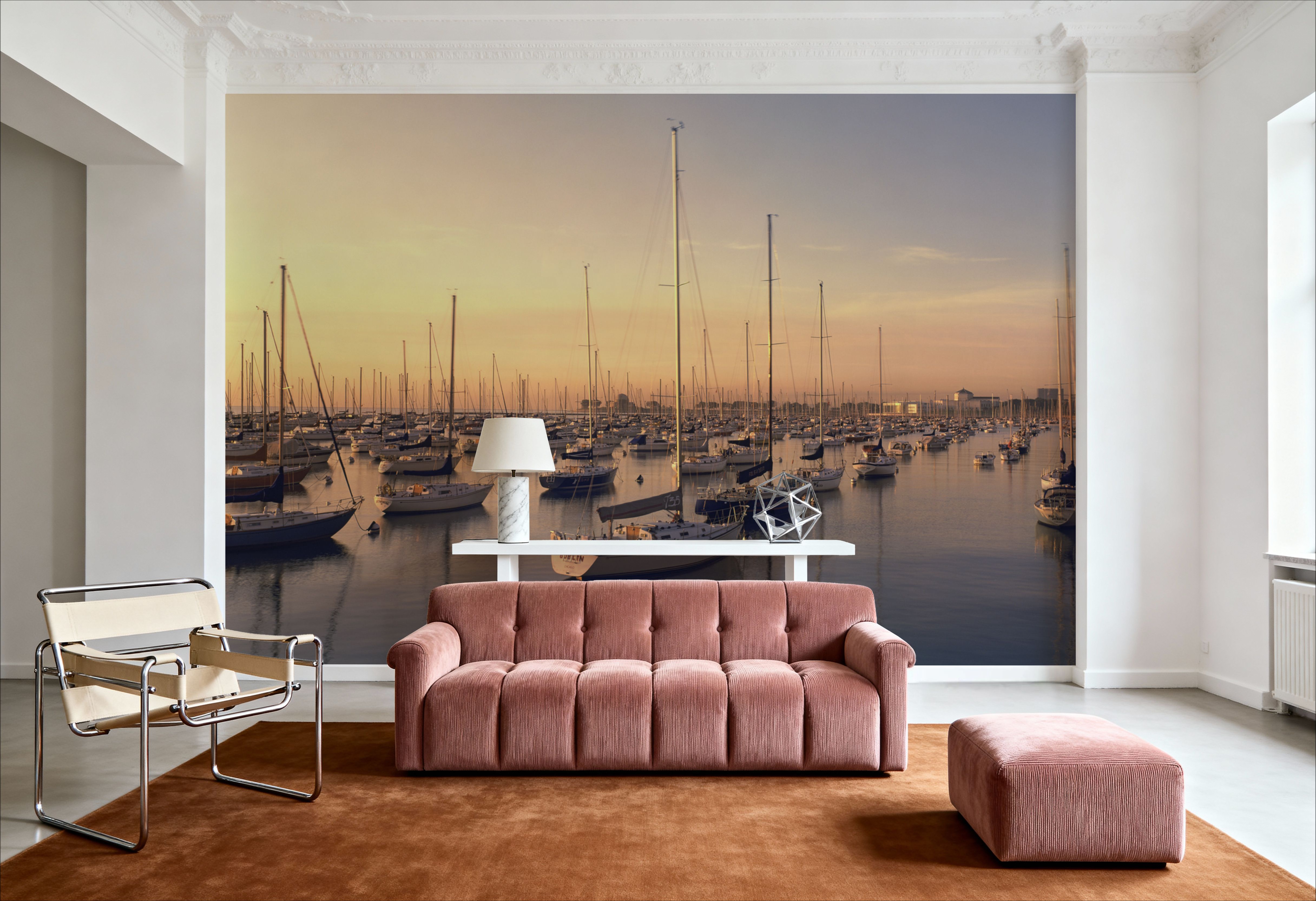 Golden Anchorage, Carte da parati