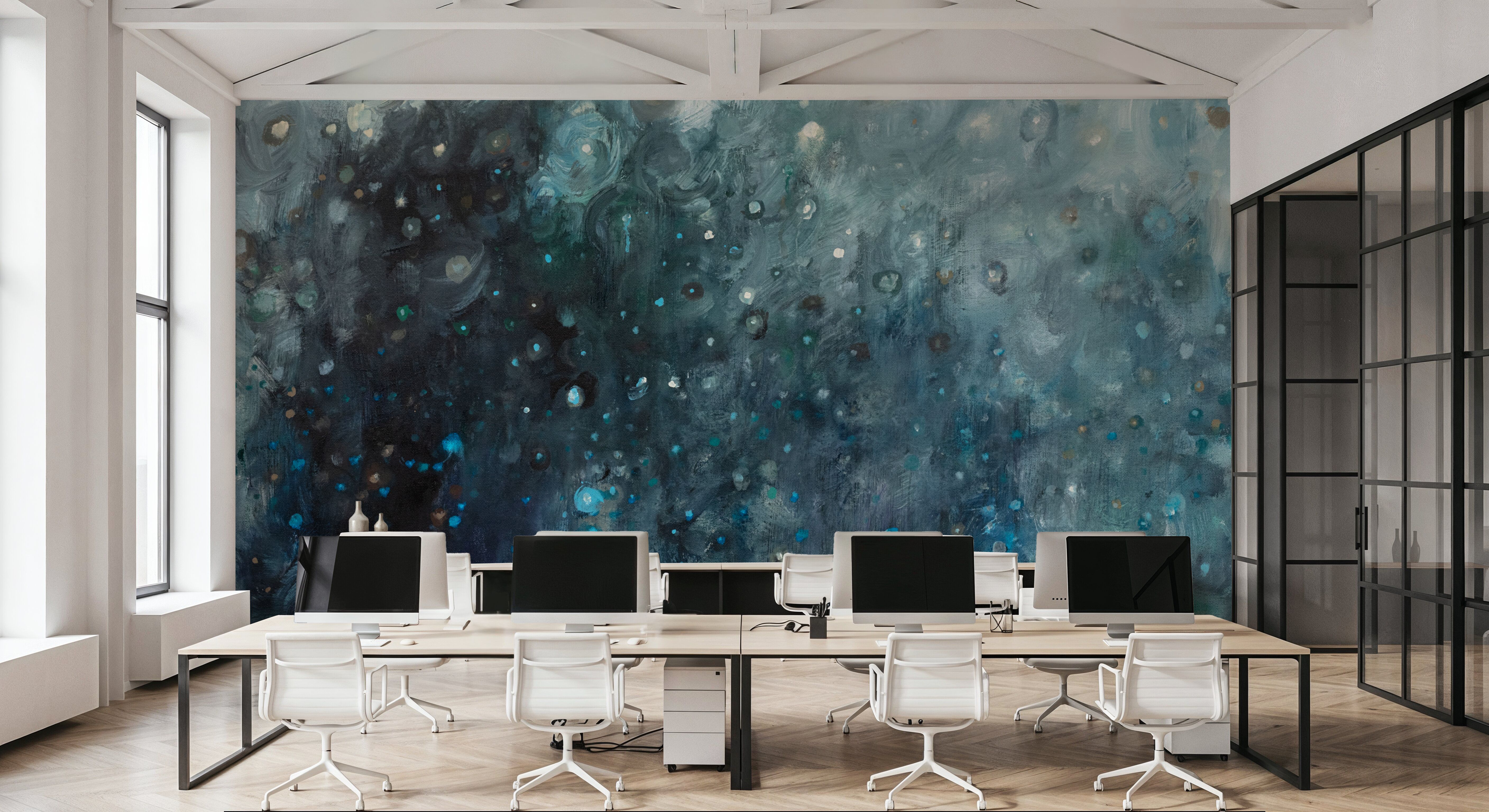 Rain in Gray and Blue