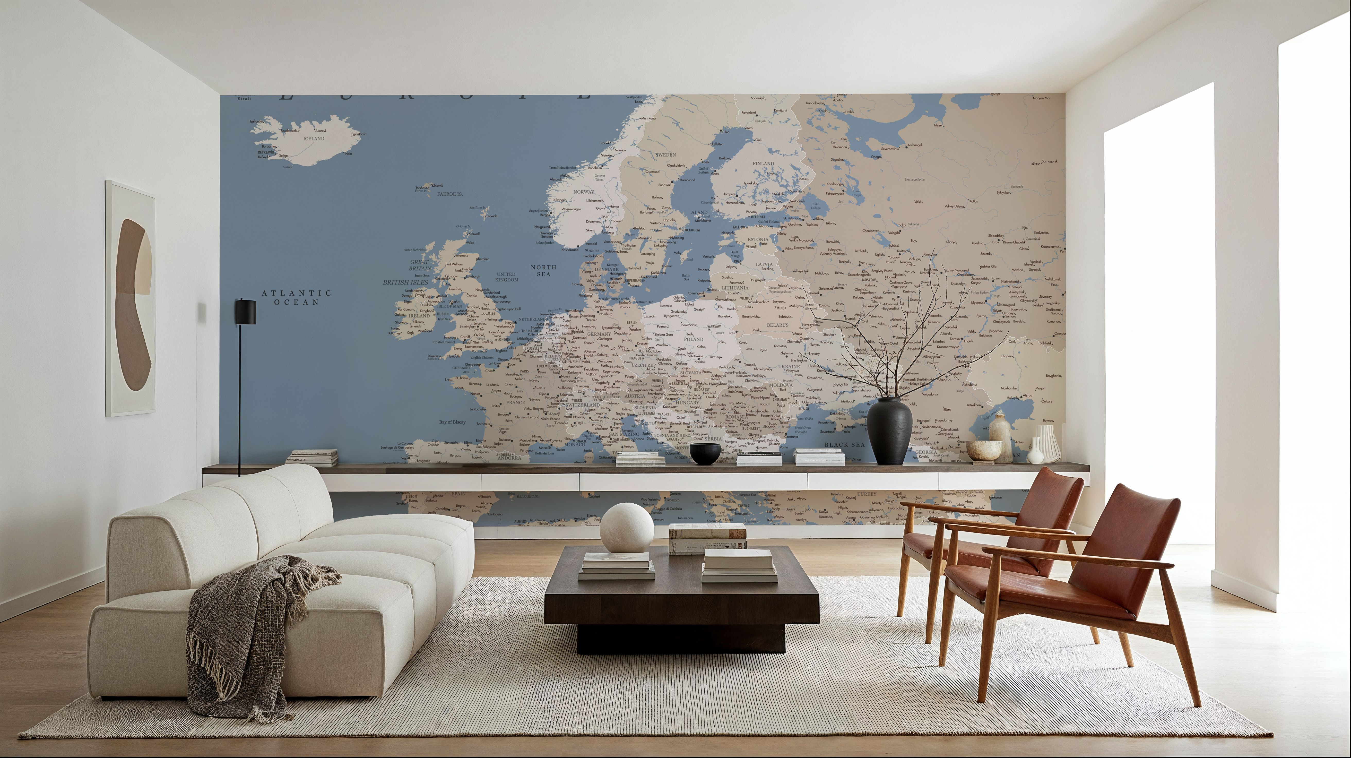 Europe Map Detailed - Amias