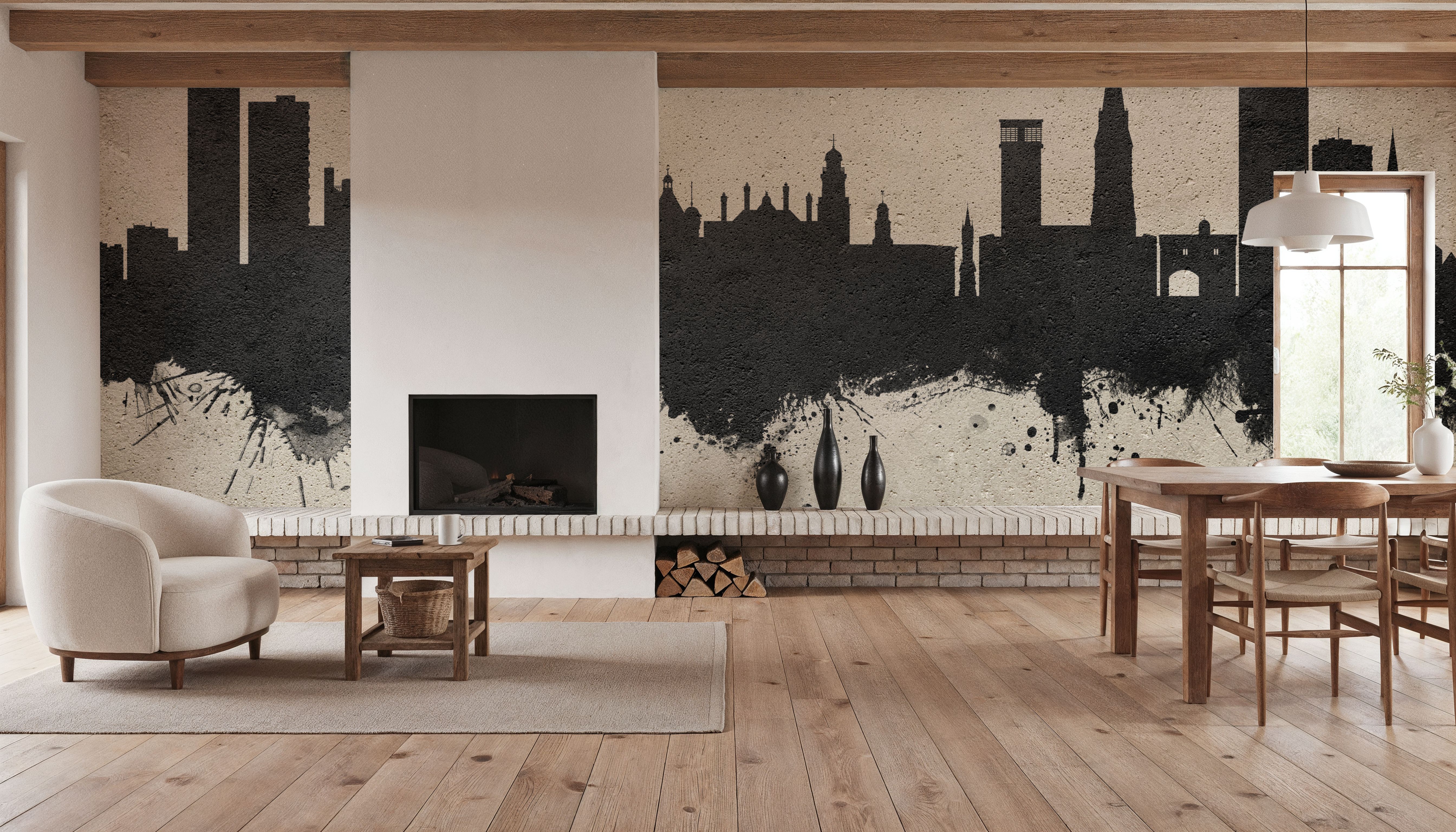 Leicester England Skyline Concrete