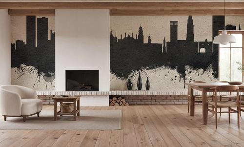 Leicester England Skyline Concrete